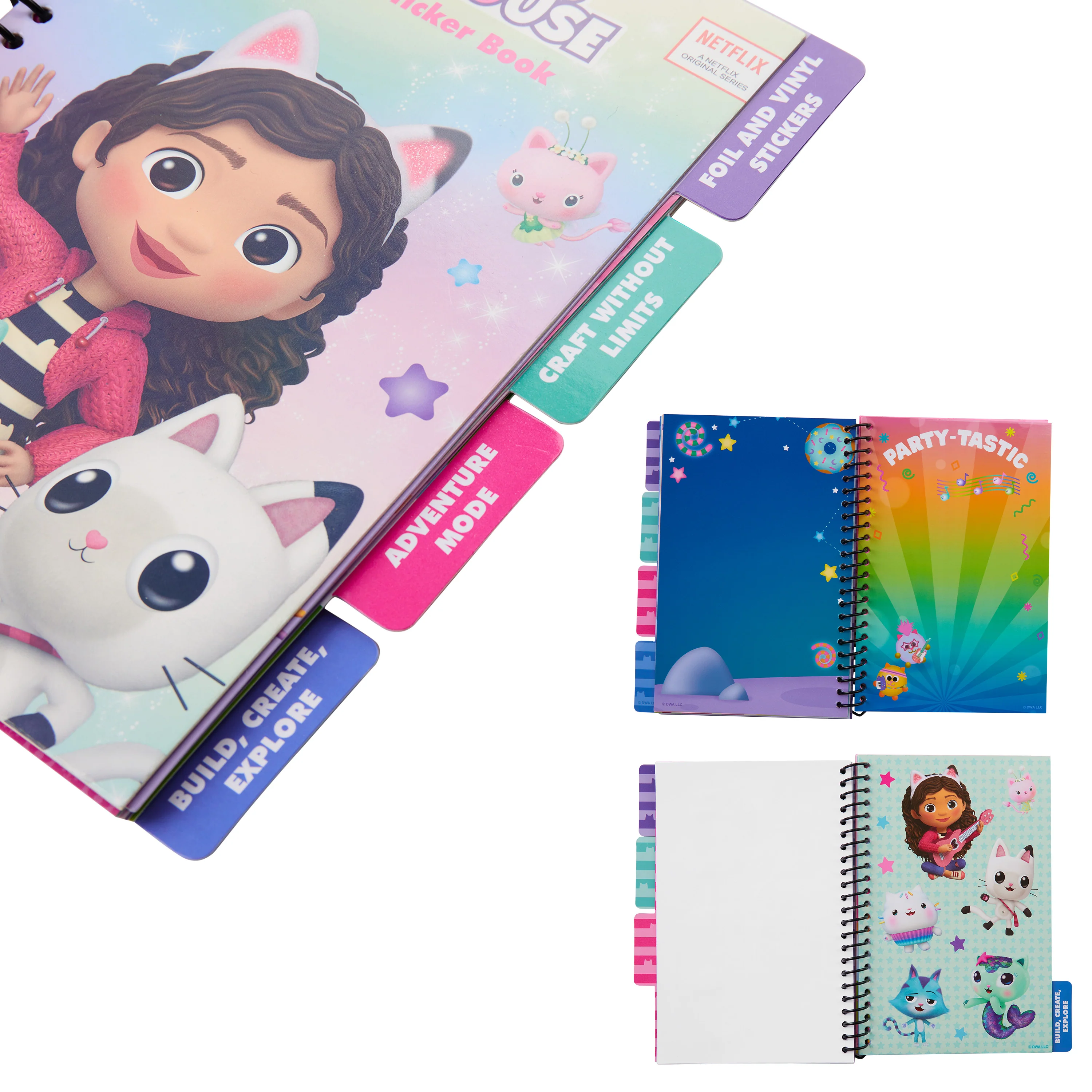 Gabby's Dollhouse Sticker Book for Girls with 28 Sticker Sheets Stickers for Scrapbooking Art Activity Set - Gifts for Girls - Image 4