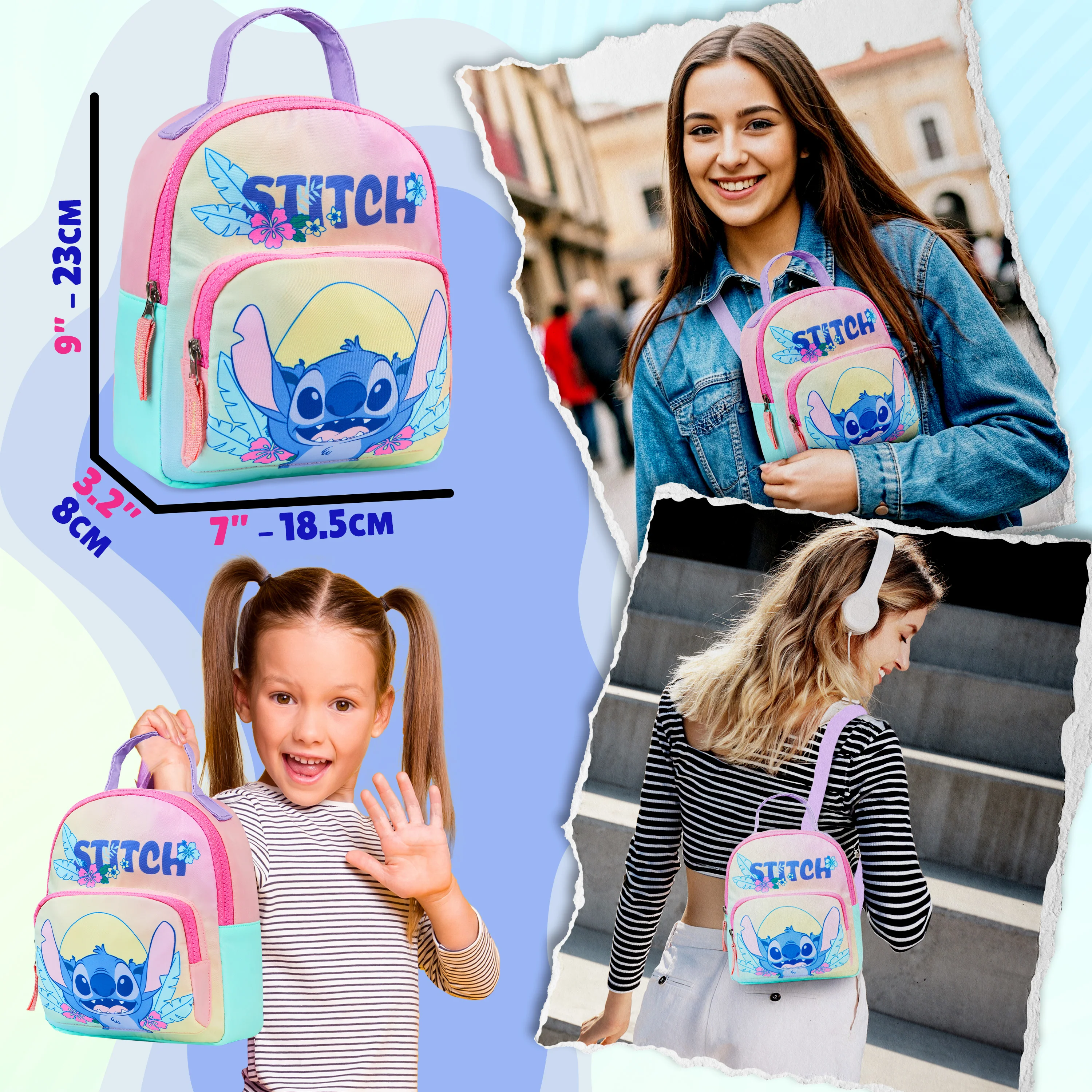 Get Trend Backpack for Girls Teens Small Travel Backpack Women Rucksack Shoulder Bag - Image 2