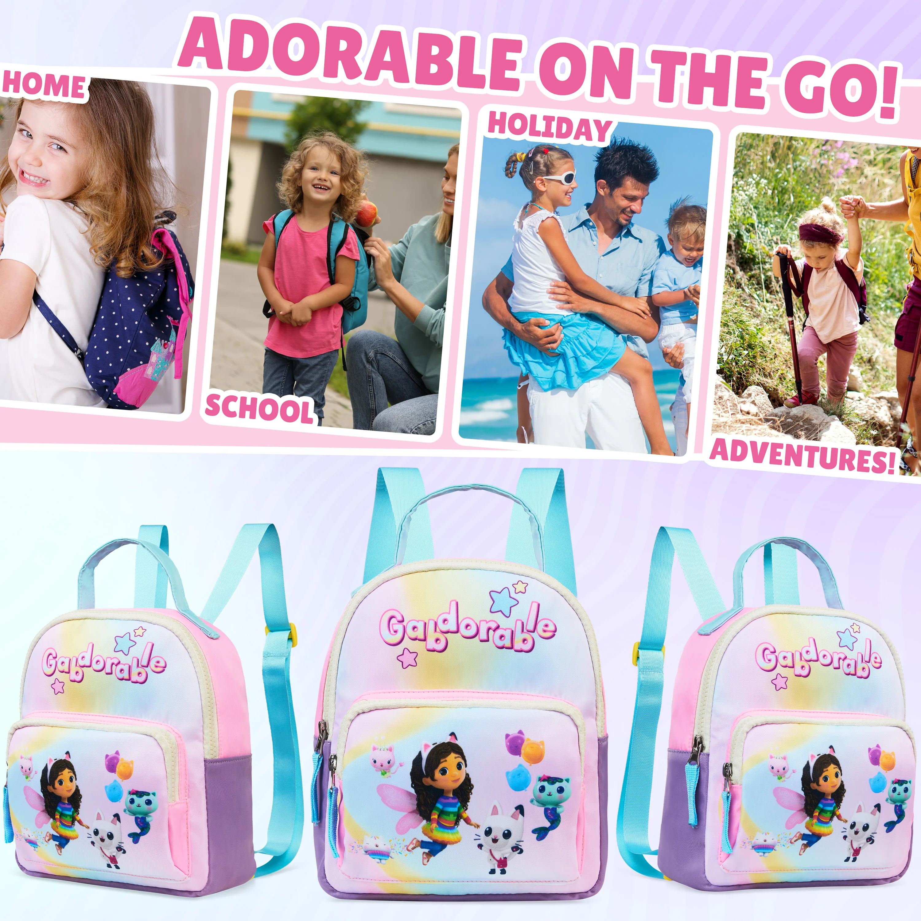 Get Trend Backpack for Girls Teens Small Travel Backpack Women Rucksack Shoulder Bag - Image 3
