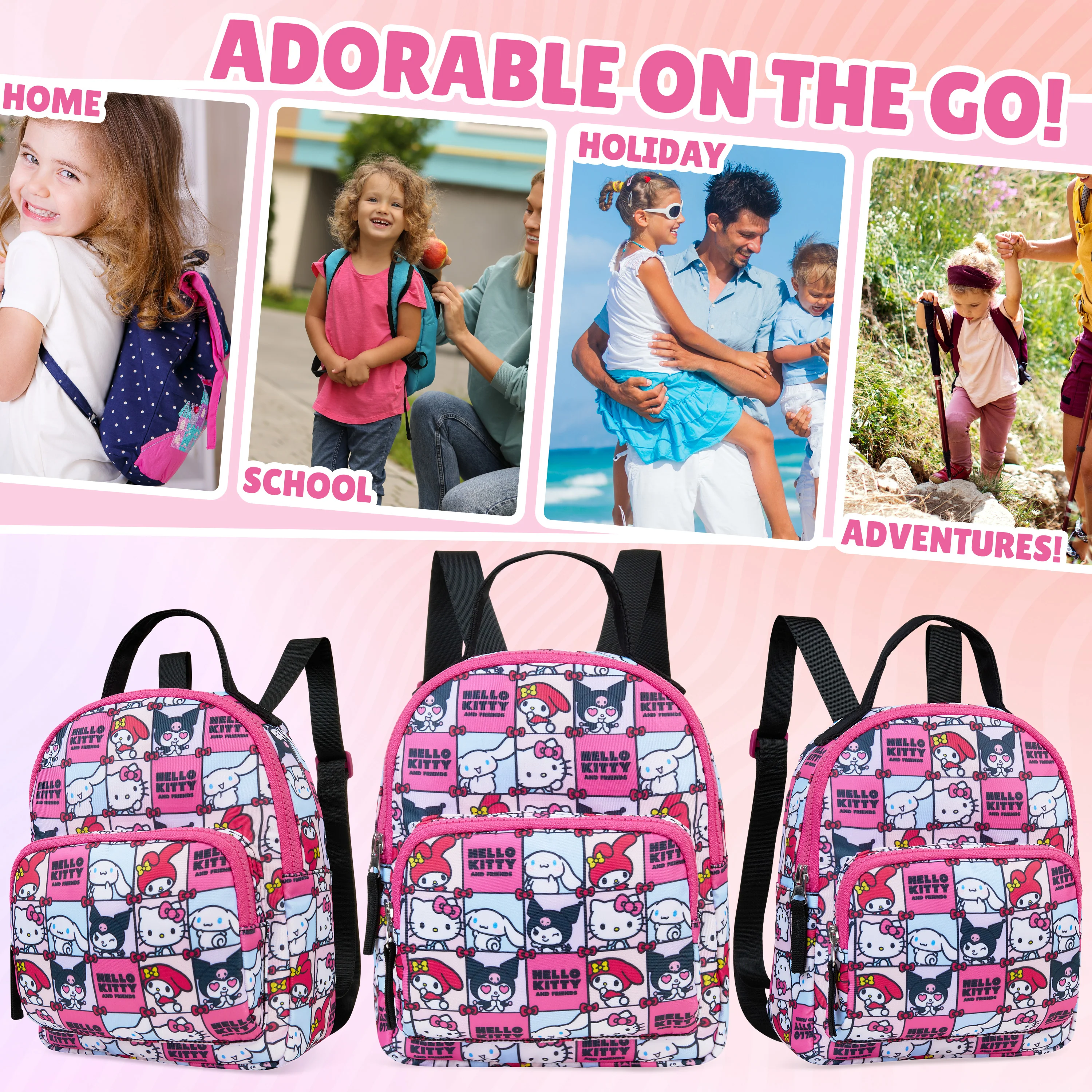 Get Trend Backpack for Girls Teens Small Travel Backpack Women Rucksack Shoulder Bag - Image 3