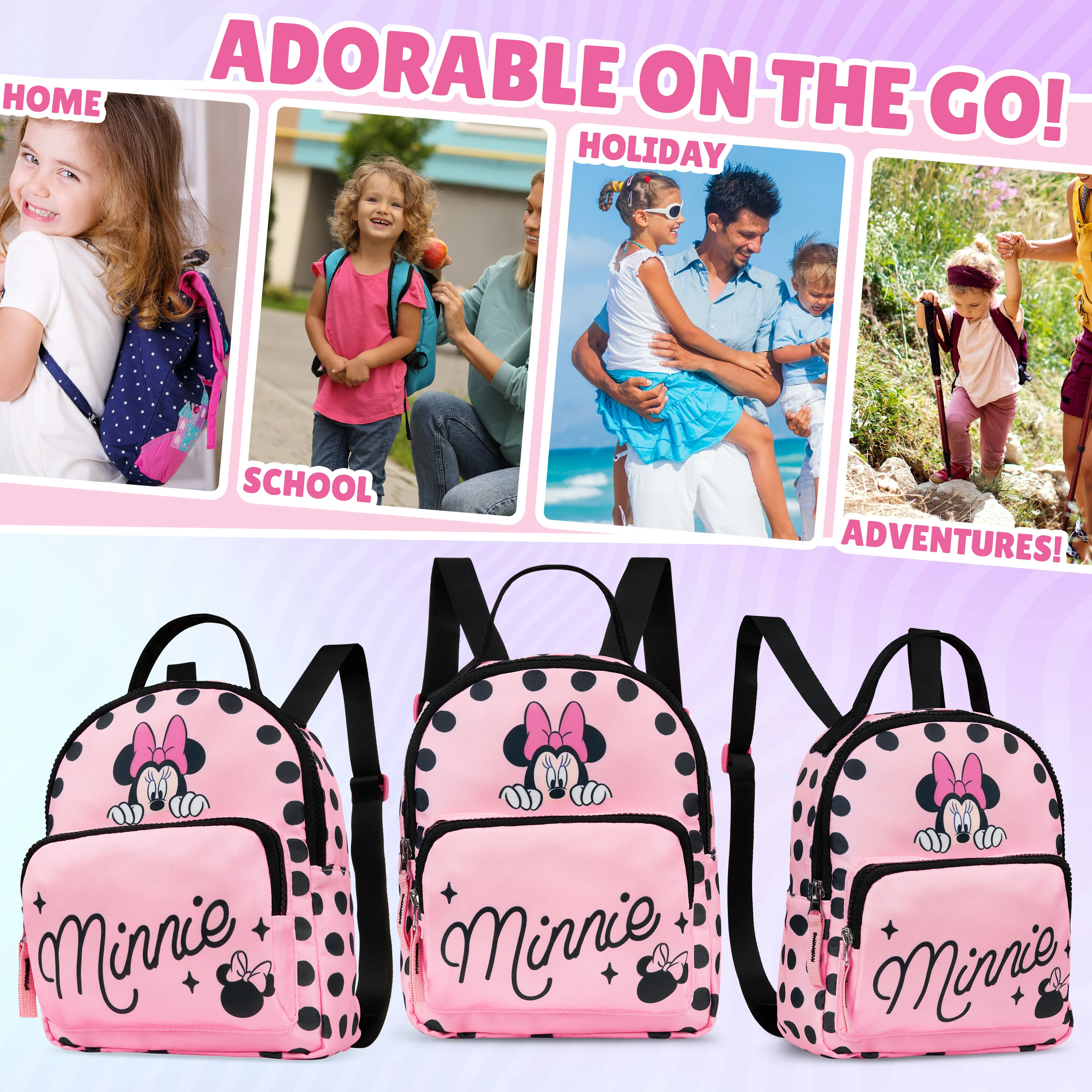 Get Trend Backpack for Girls Teens Small Travel Backpack Women Rucksack Shoulder Bag - Image 3
