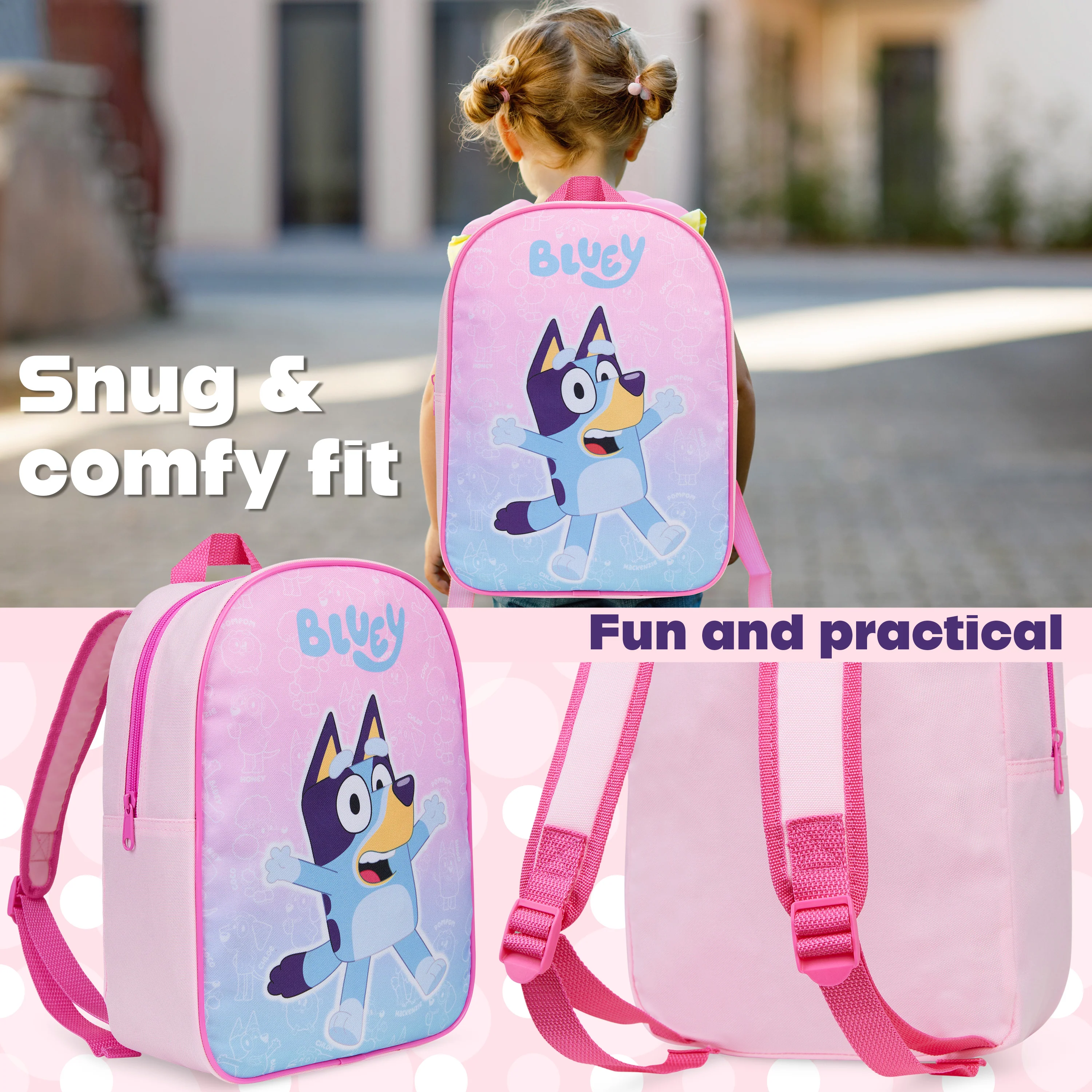 Get Trend Backpack Kids Toddler Cute Daypack Nursery Bag Preschool Primary Sports Travel Backpack PE Bookbag Adjustable Straps 3-9 Years - Image 3