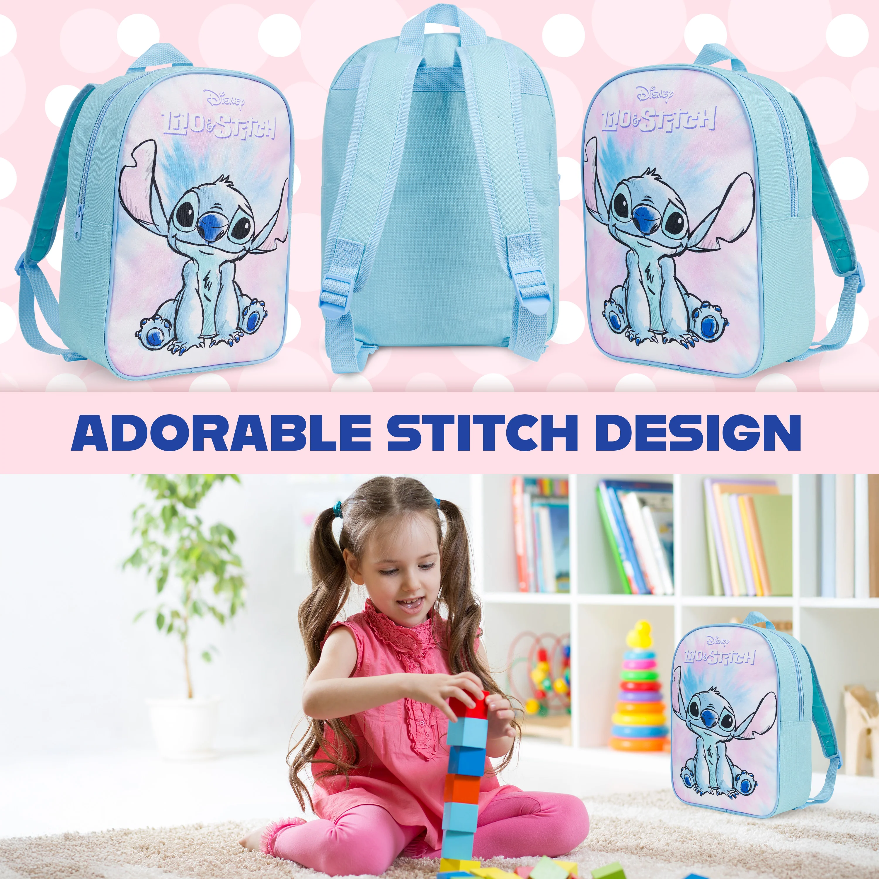 Get Trend Backpack Kids Toddler Cute Daypack Nursery Bag Preschool Primary Sports Travel Backpack PE Bookbag Adjustable Straps 3-9 Years - Image 2