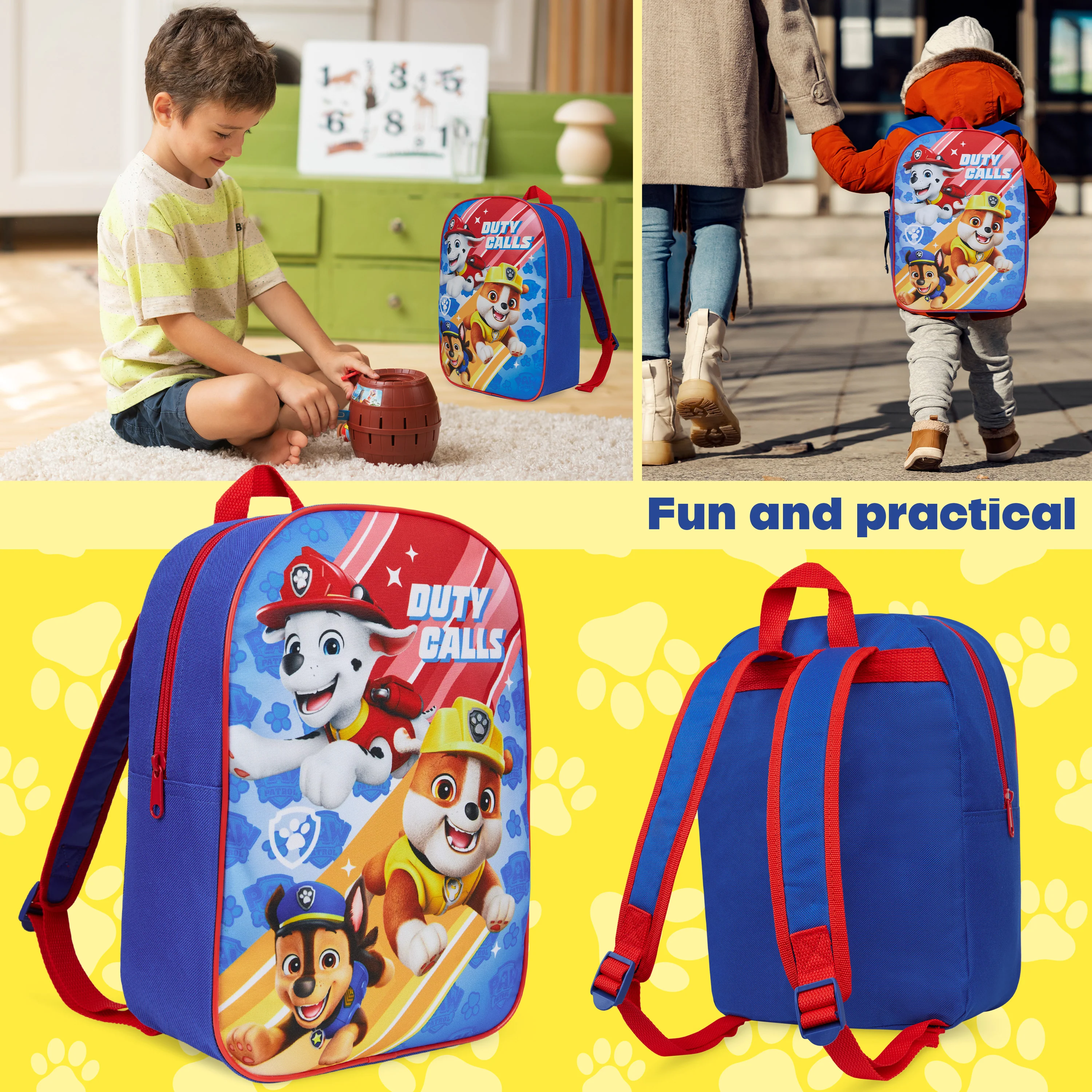 Get Trend Backpack Kids Toddler Cute Daypack Nursery Bag Preschool Primary Sports Travel Backpack PE Bookbag Adjustable Straps 3-9 Years - Image 3