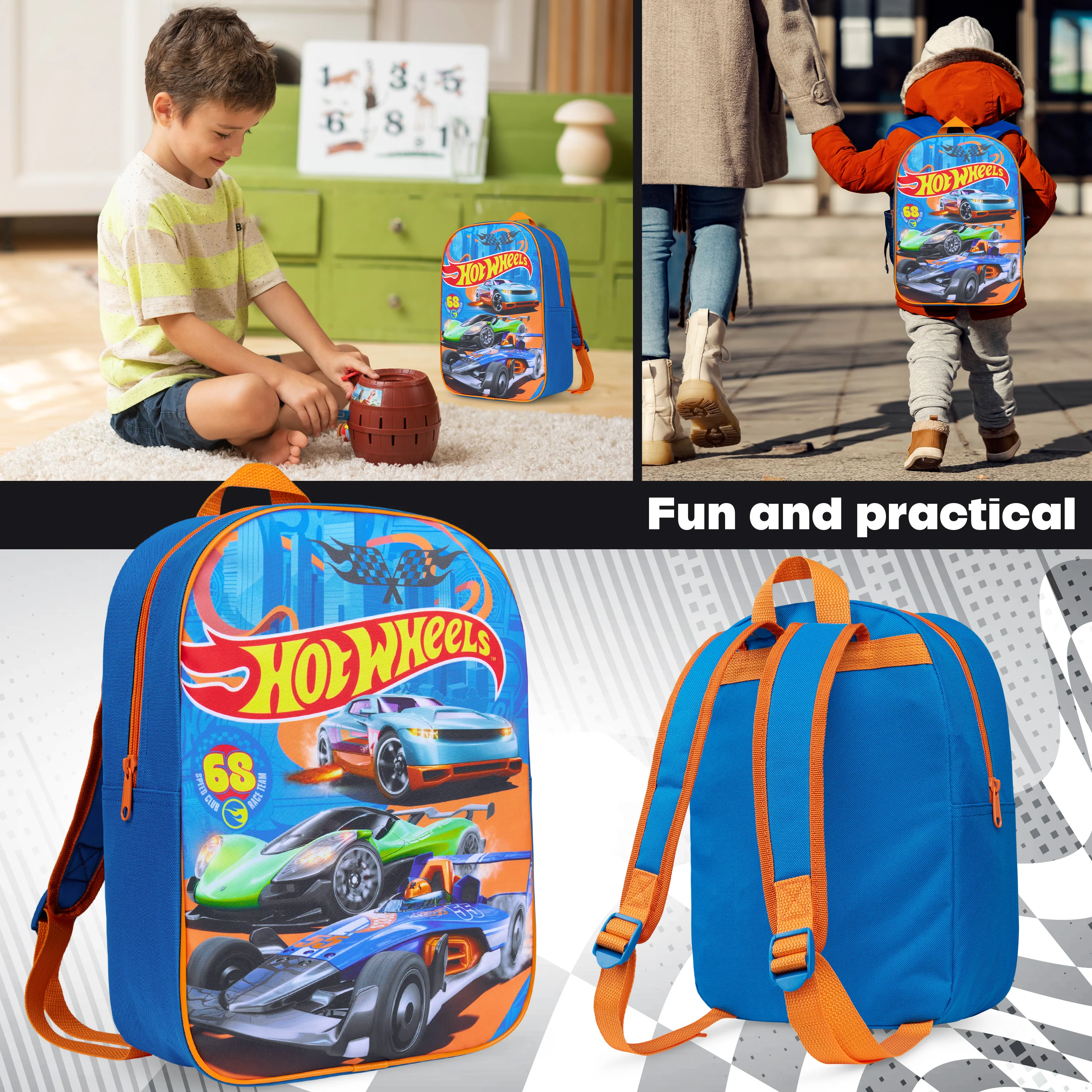 Get Trend Backpack Kids Toddler Cute Daypack Nursery Bag Preschool Primary Sports Travel Backpack PE Bookbag Adjustable Straps 3-9 Years - Image 3