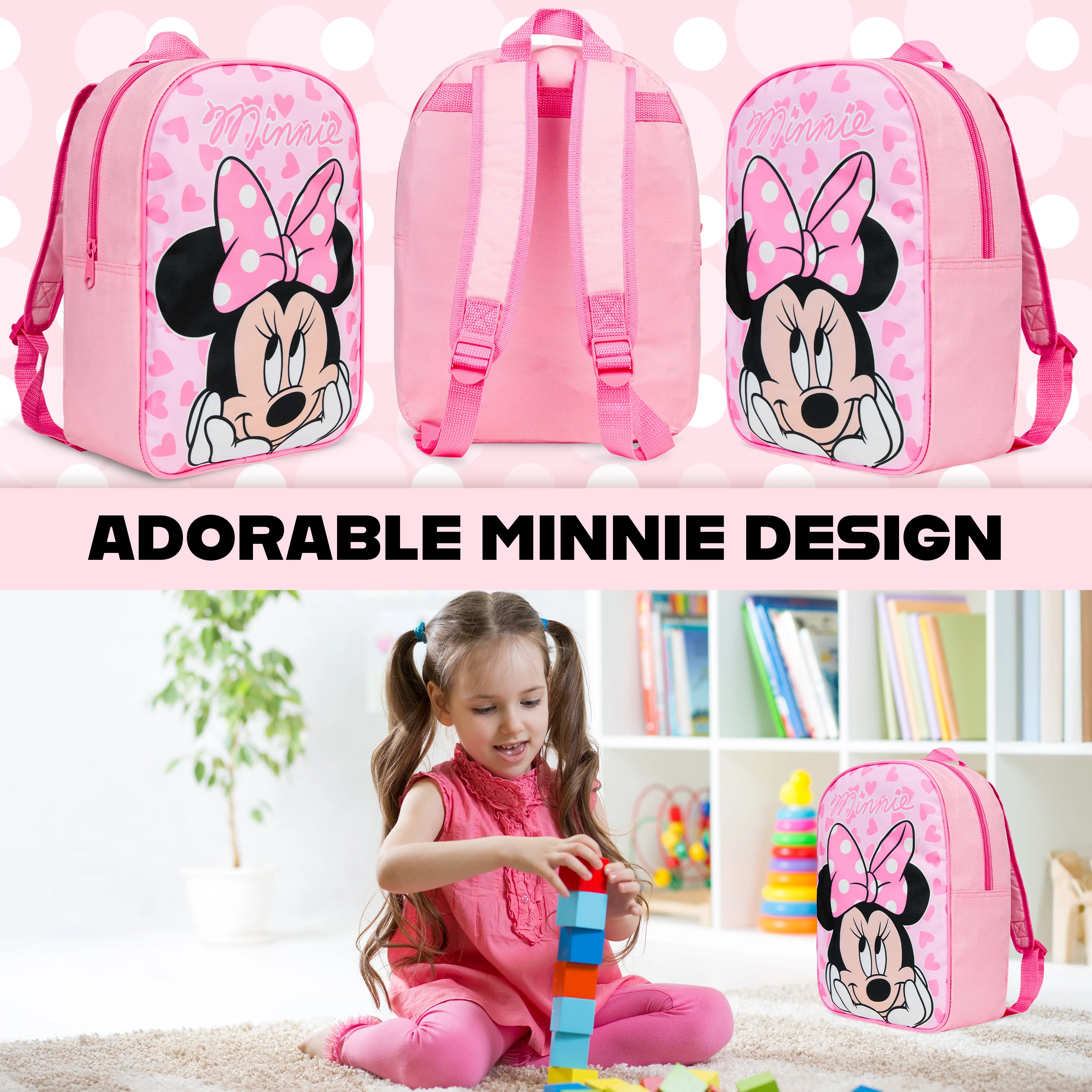 Get Trend Backpack Kids Toddler Cute Daypack Nursery Bag Preschool Primary Sports Travel Backpack PE Bookbag Adjustable Straps 3-9 Years - Image 3
