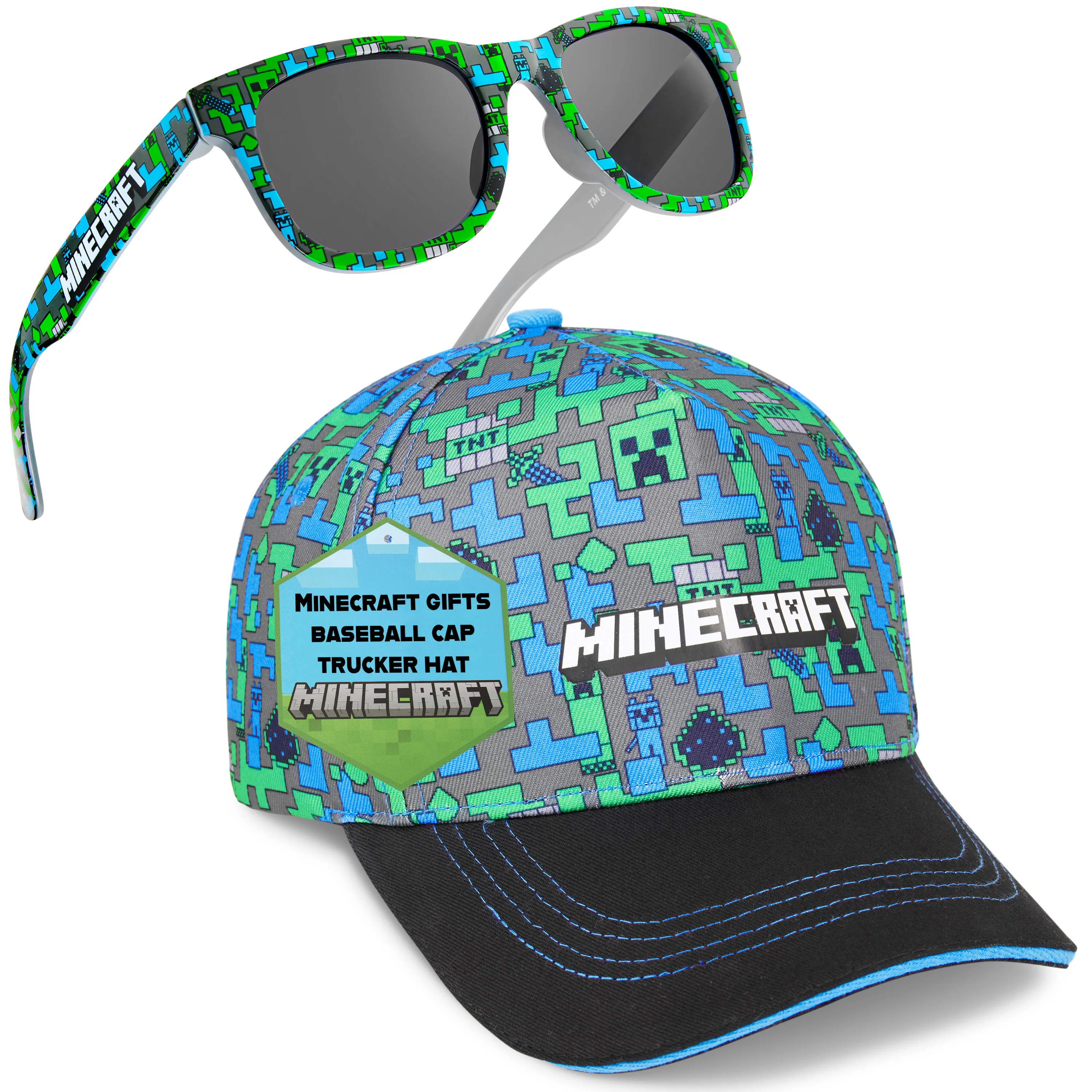 Get Trend Baseball Cap Kids Sunglasses Set Boys Hat 100% UV Protection Kids Sunglasses Holiday Accessories Boys Gifts