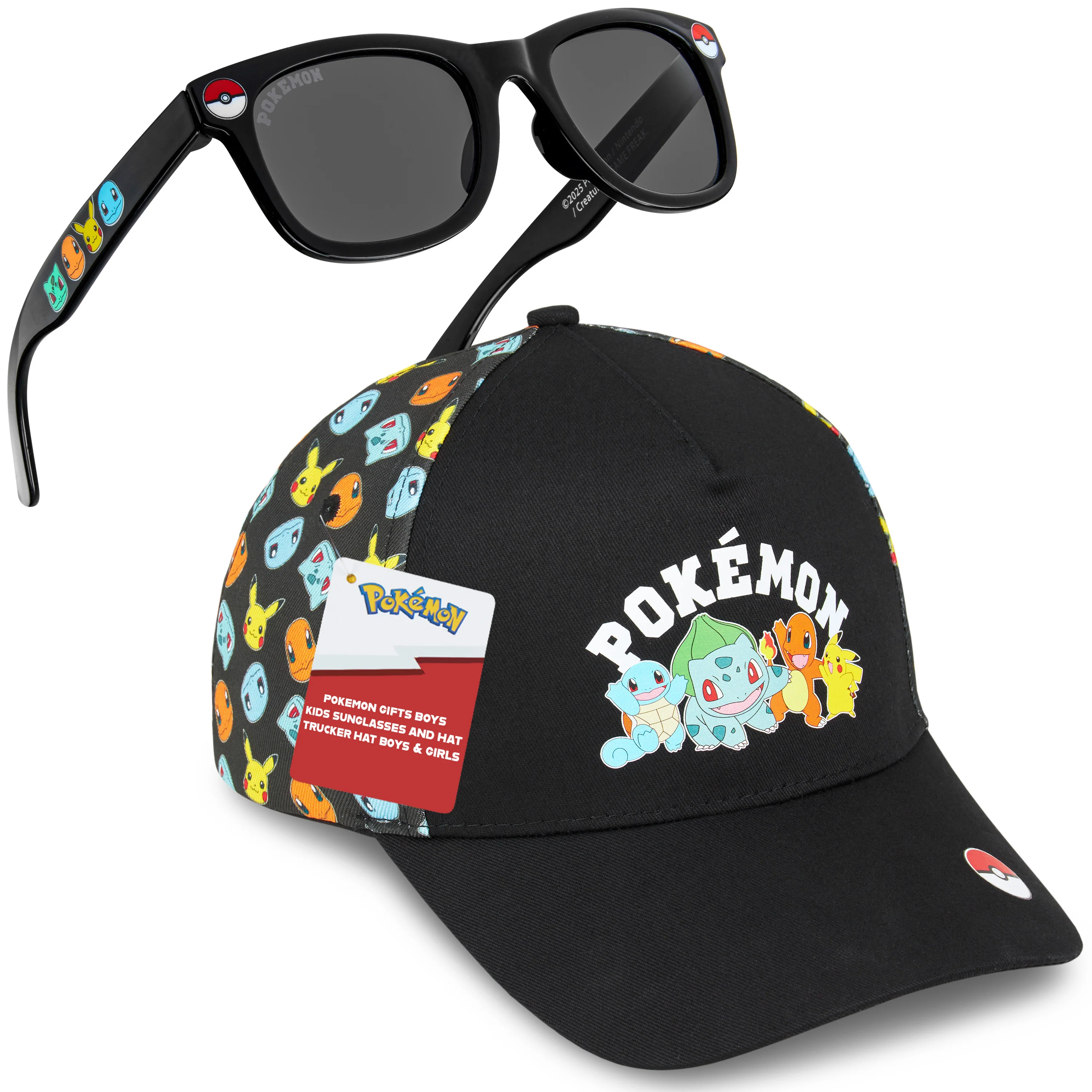 Get Trend Baseball Cap Kids Sunglasses Set Boys Hat 100% UV Protection Kids Sunglasses Holiday Accessories Boys Gifts