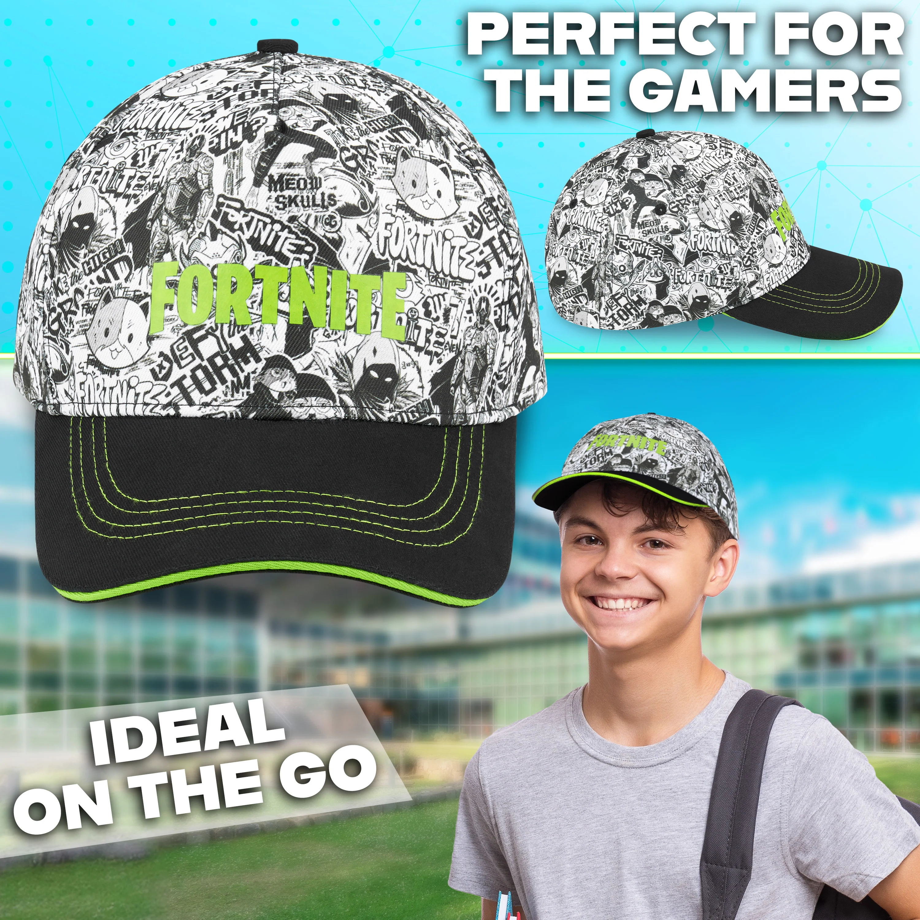 Get Trend Baseball Cap Kids Sunglasses Set Boys Hat 100% UV Protection Kids Sunglasses Holiday Accessories Boys Gifts - Image 2