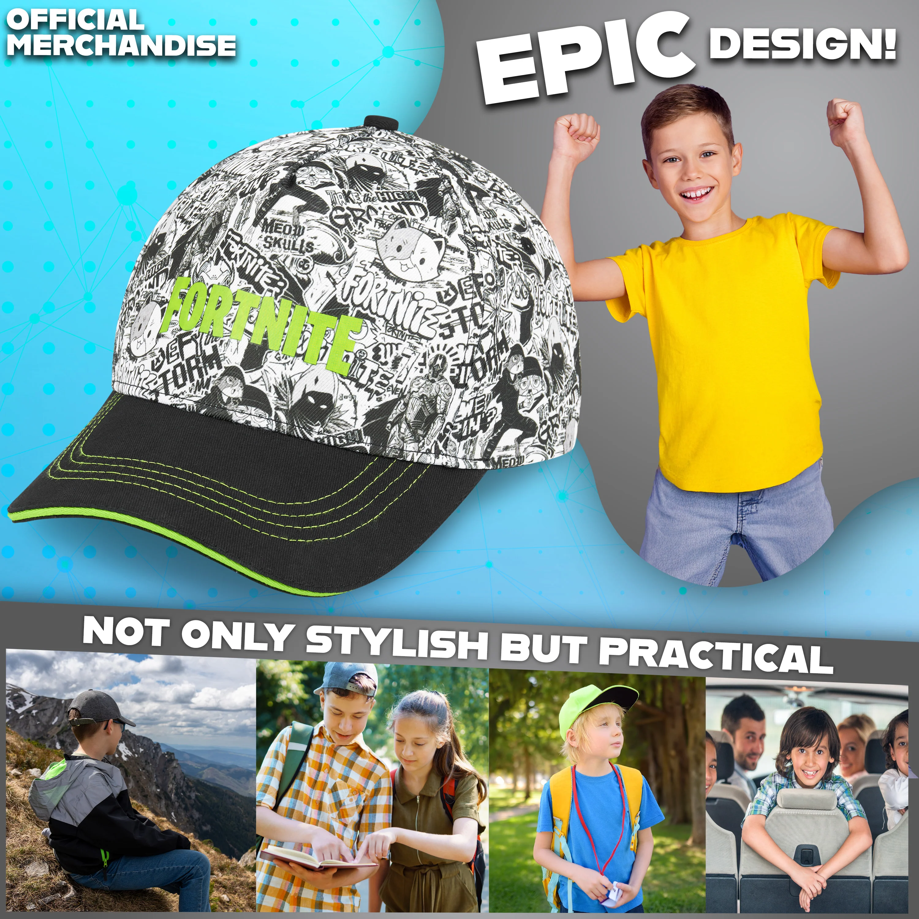 Get Trend Baseball Cap Kids Sunglasses Set Boys Hat 100% UV Protection Kids Sunglasses Holiday Accessories Boys Gifts - Image 3