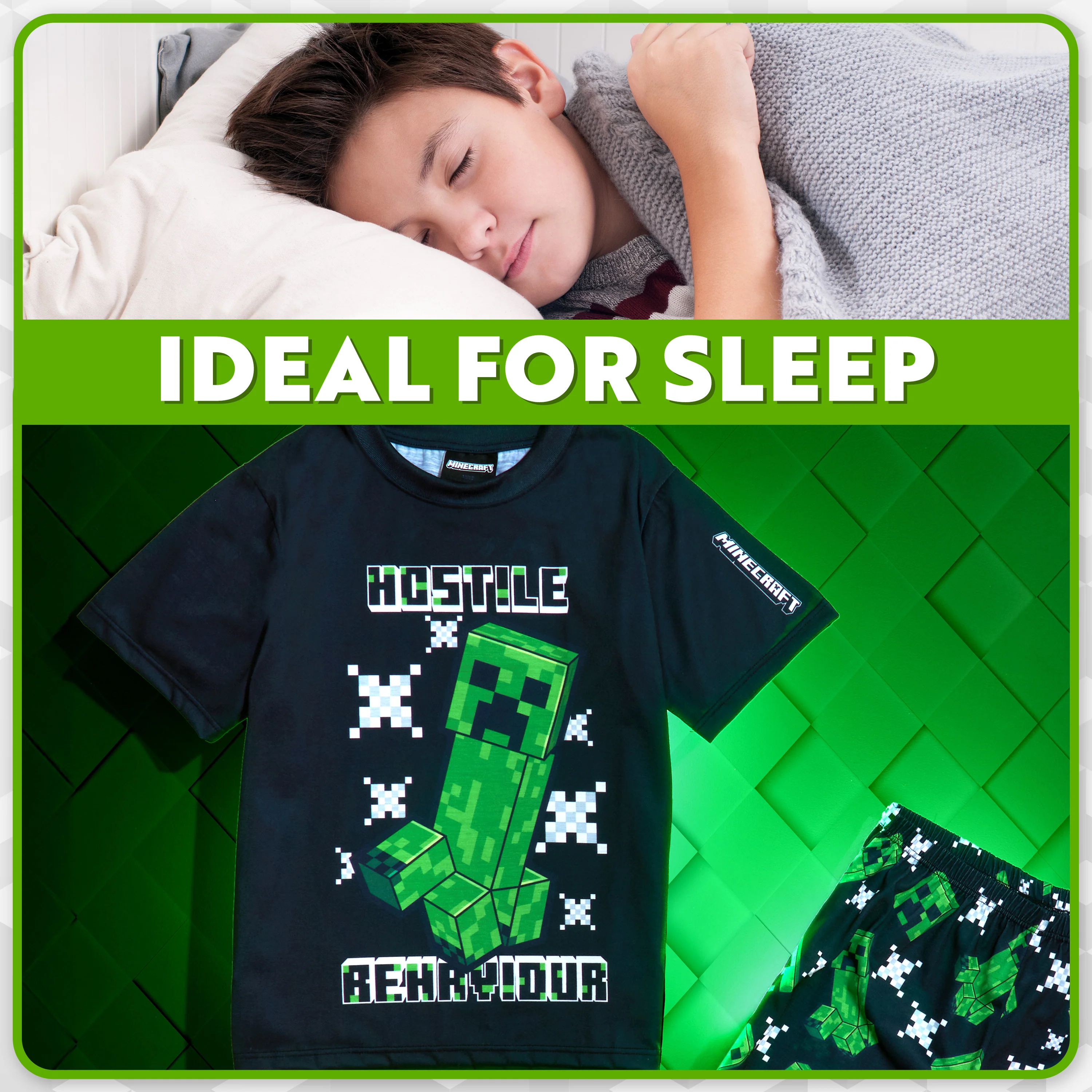 Get Trend Boys Pyjamas 1 Pack Short Sleeve PJs Set for Kids Teens Loungewear - Image 2