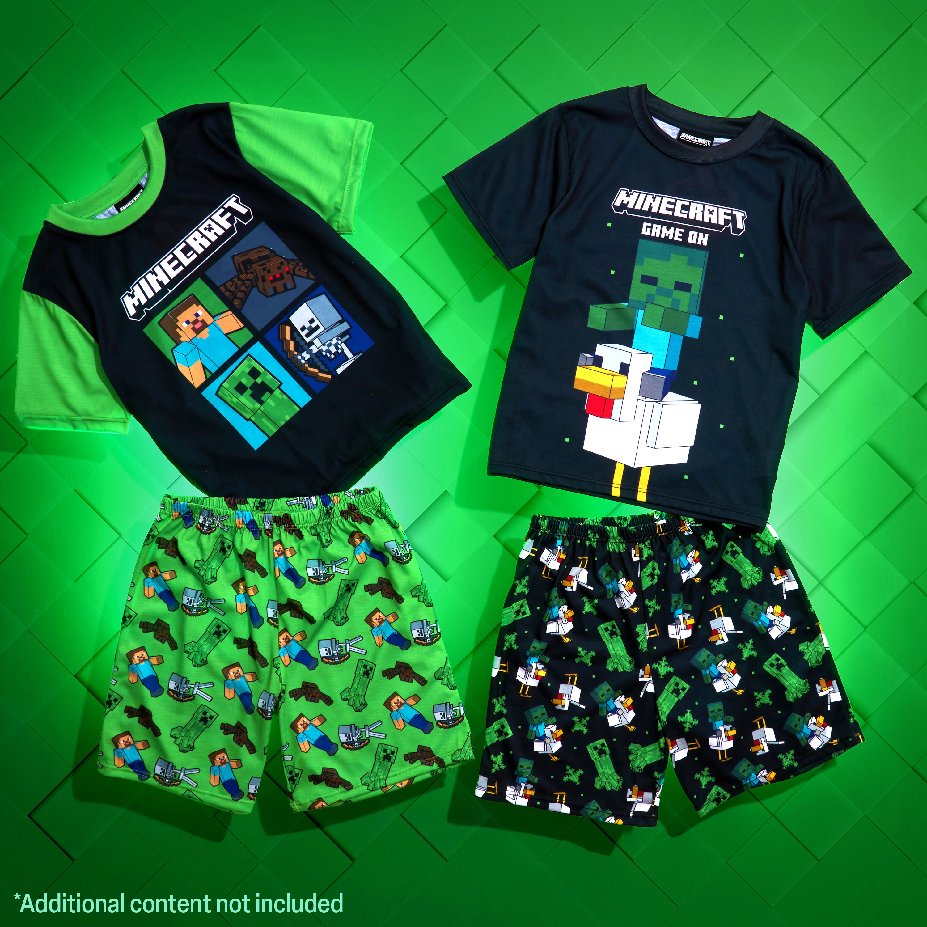 Get Trend Boys Pyjamas 2 Pack Short Sleeve PJs Set for Kids Teens Loungewear - Image 5
