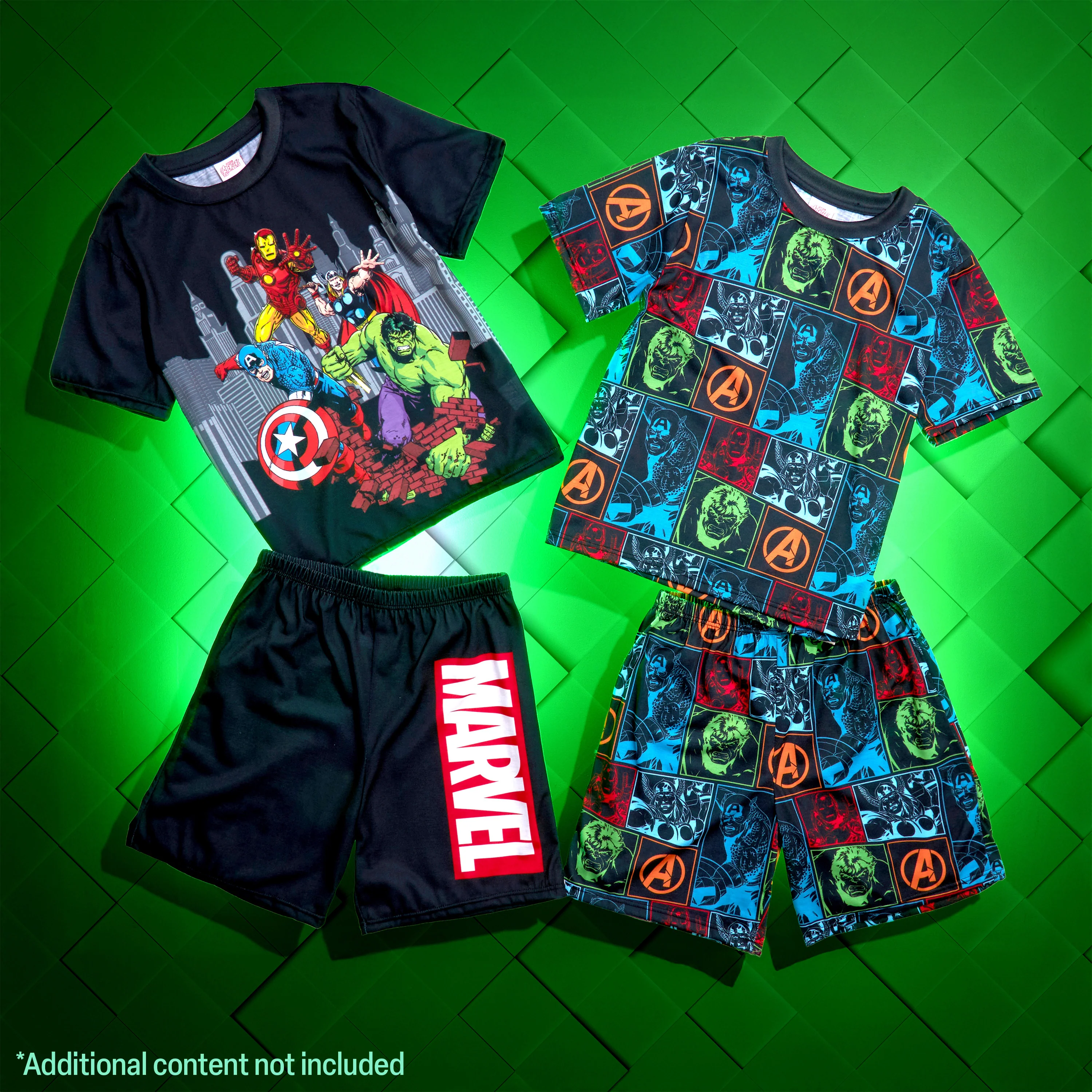Get Trend Boys Pyjamas 2 Pack Short Sleeve PJs Set for Kids Teens Loungewear - Image 5