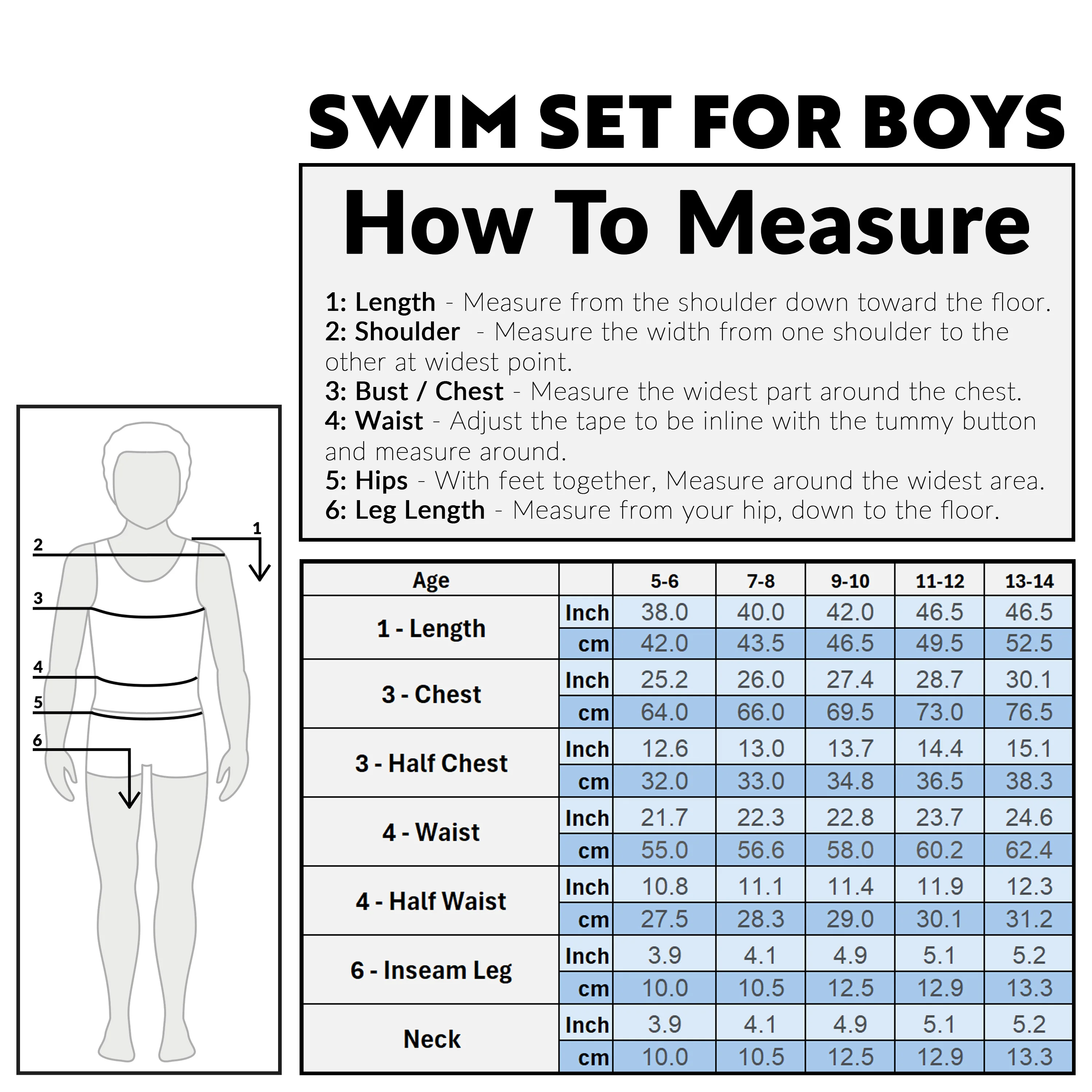 Get Trend Boys Swimming Costume Set 2 Piece Swimwear Rash Guard Top and Swimming Trunks Toddlers Kids Swimsuit for Beach Pool Holiday Essentials - Image 6