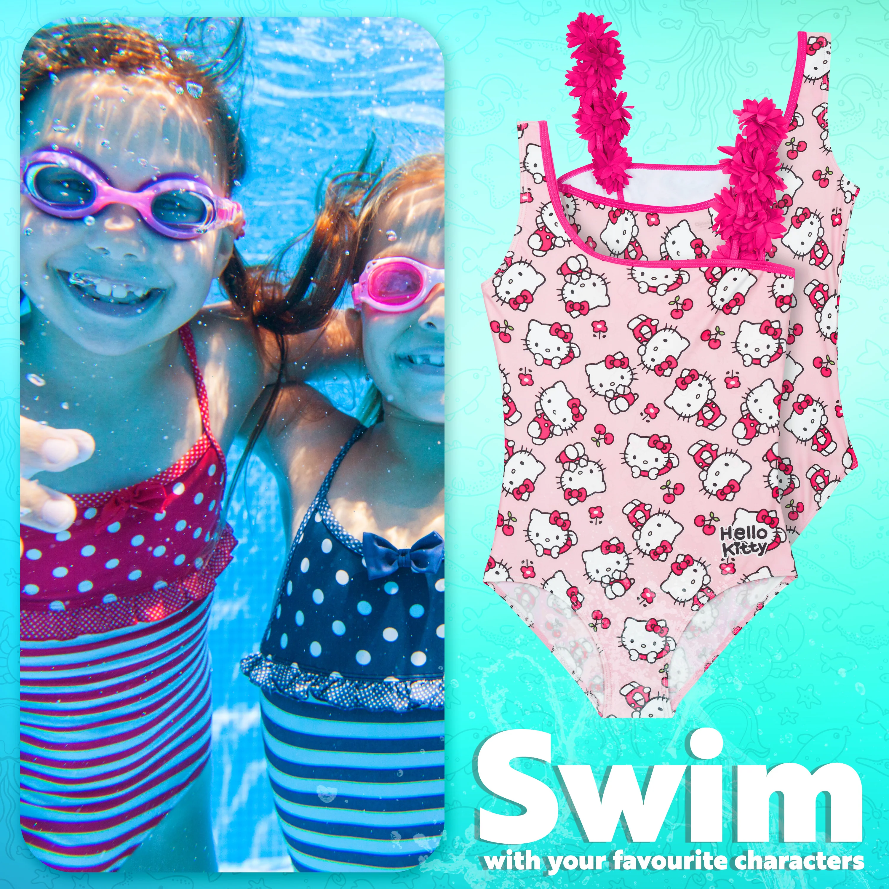 Get Trend Girls Swimming Costume Stretchy One Piece Swimsuit Comfortable Teenagers Swimwear - Image 3