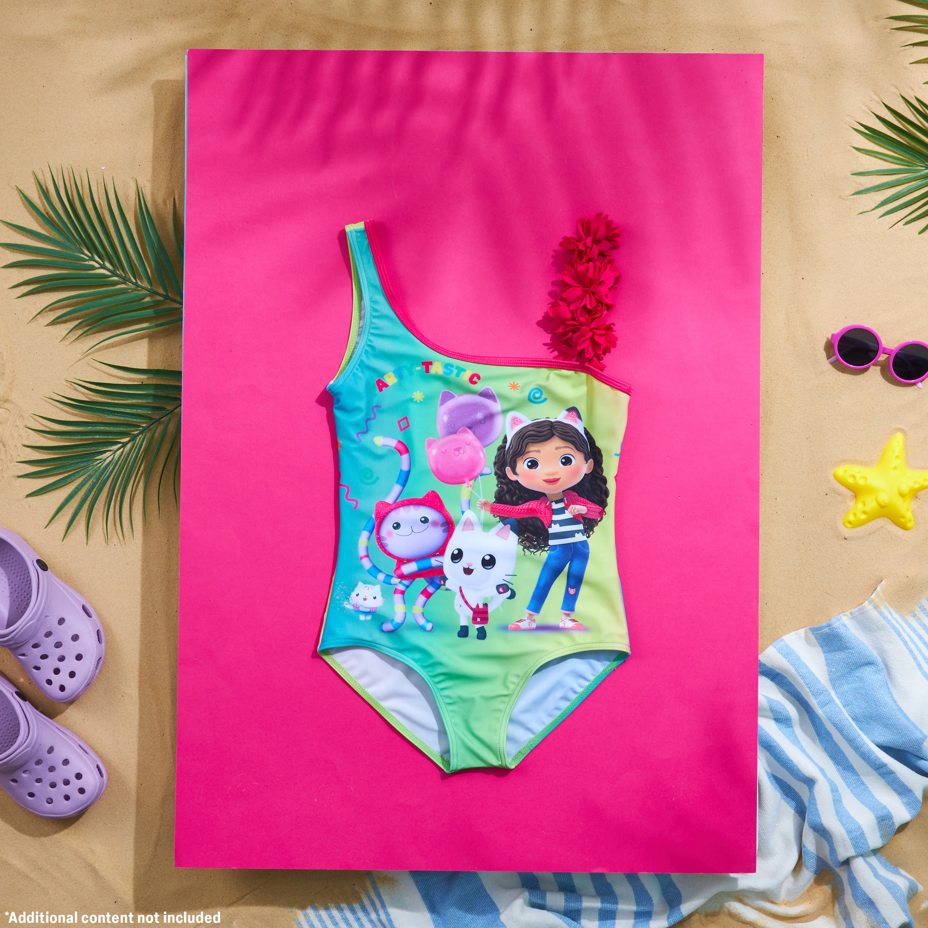 Get Trend Girls Swimming Costume Stretchy One Piece Swimsuit Comfortable Teenagers Swimwear for Beach Pool Holiday Essentials - Image 5