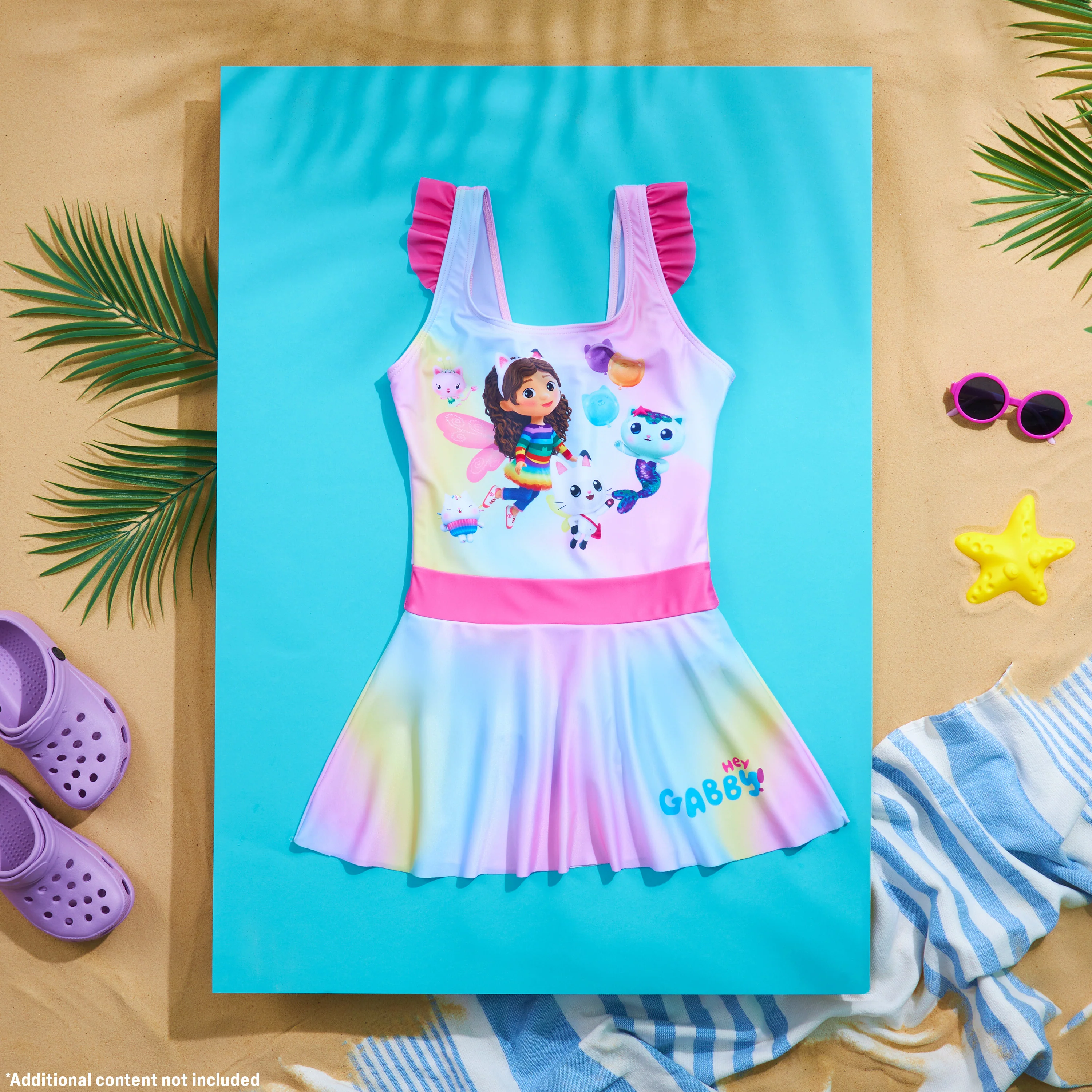 Get Trend Girls Swimming Costume Swim Dress Stretchy One Piece Swimsuit Comfortable Teenagers Swimwear for Beach Pool Holiday Essentials - Image 5