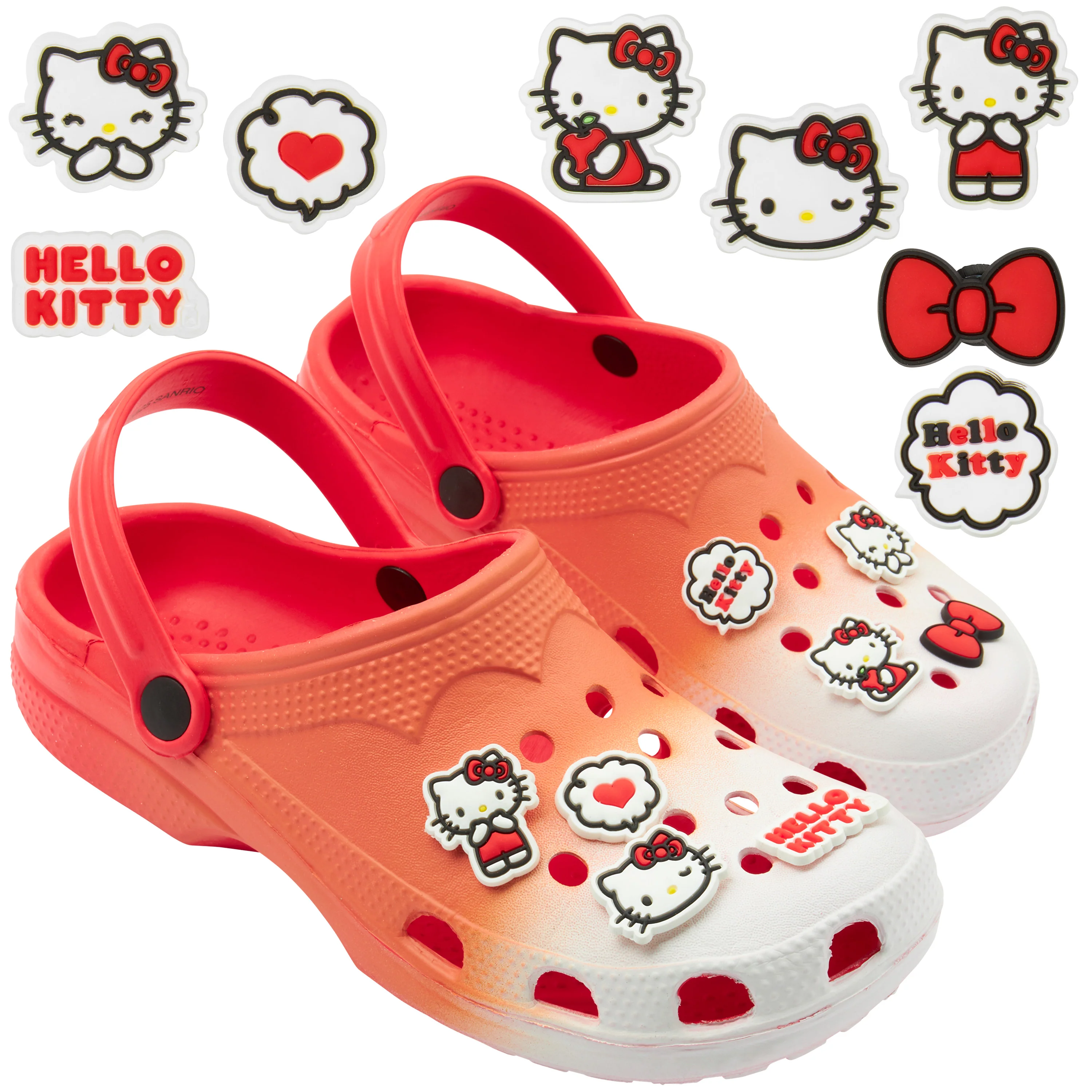 Get Trend Hello Kitty Sanrio Clogs Women Teens Removable Shoe Charms - Image 2