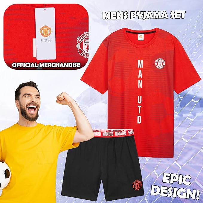 Get Trend Mens Pyjamas Set Short PJs Soft Breathable Nightwear Sleepwear - Image 4