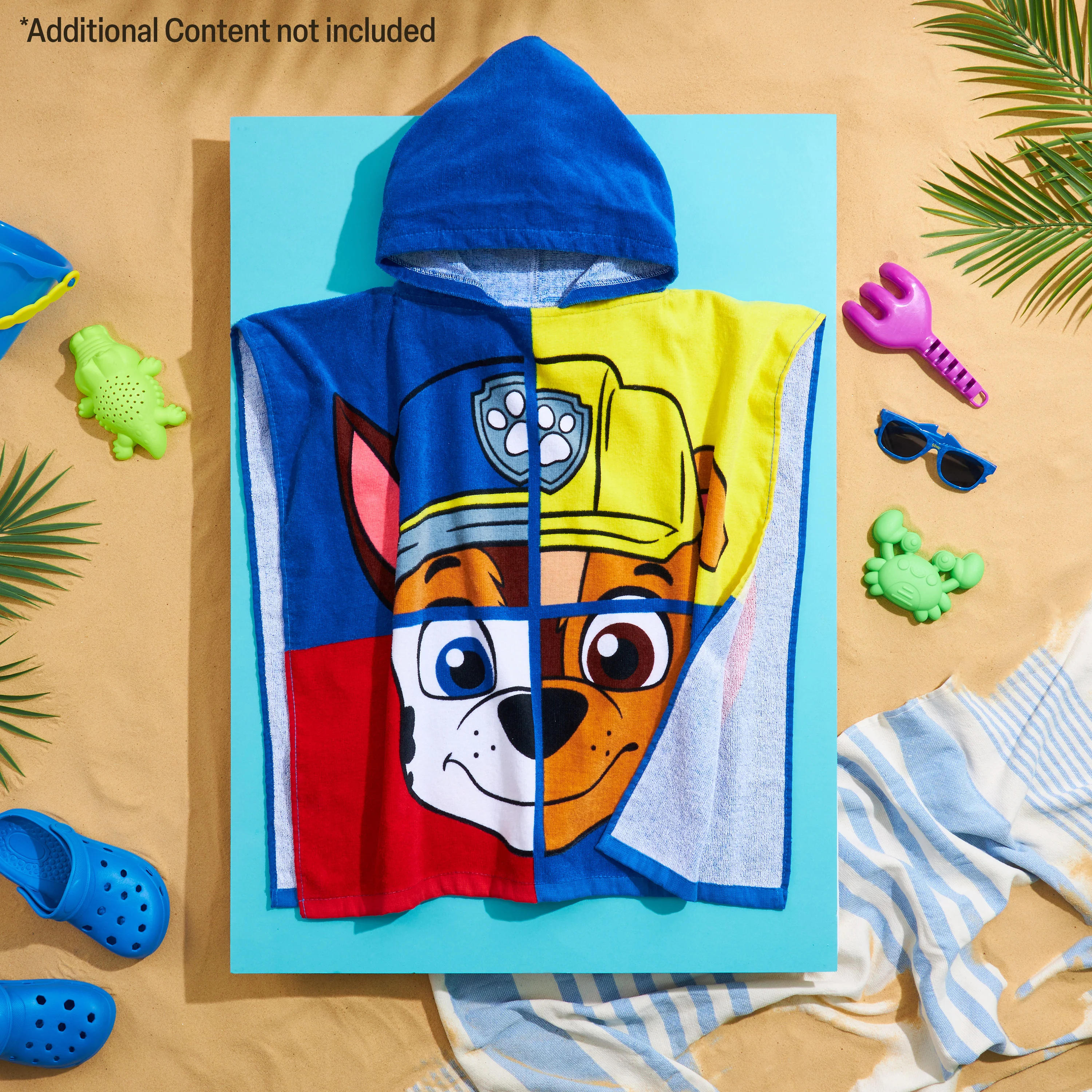 Get Trend Paw Patrol Bath Towel with Hood for Kids Changing Robe Marshall Rubble - Image 5