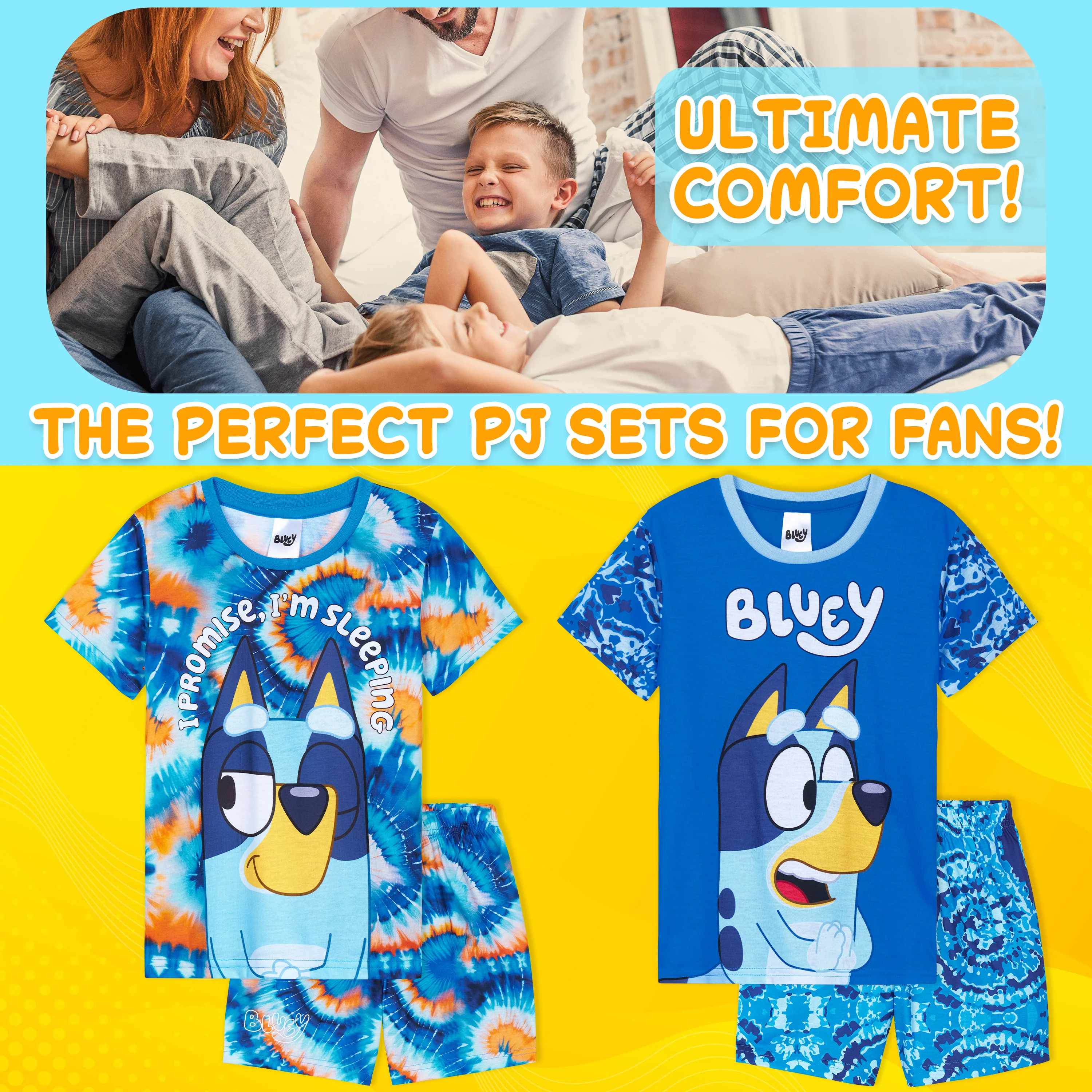 Get Trend PJs Boys 2 Pack Pyjamas Set Short Sleeve Kids Teenagers Lounge Sets Nightwear Soft Comfy Sleepwear Boys Gifts - Image 3
