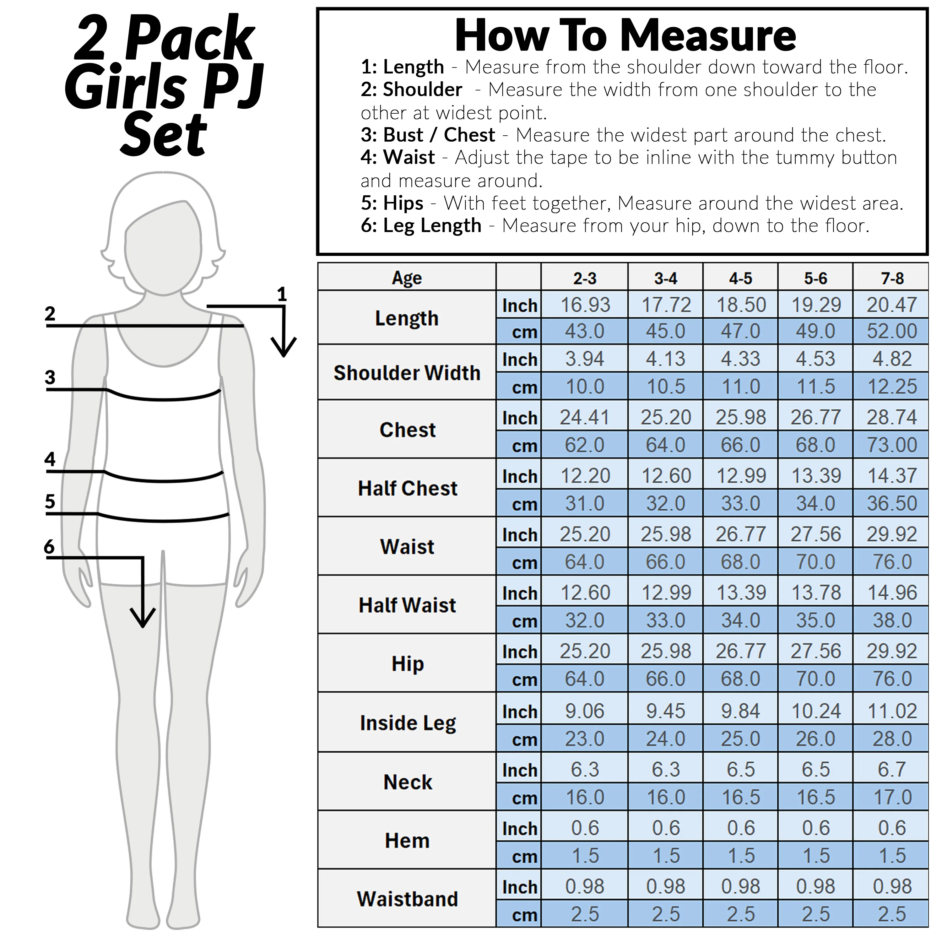 Get Trend PJs for Girls Pack of 2 Short Sleeve Pyjamas Set for Kids Teenagers Lounge Sets Nightwear Soft Comfy Sleepwear Gifts for Girls - Image 6