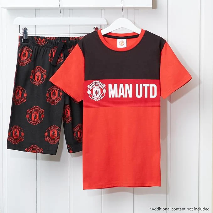 Get Trend Pyjamas for Boys Teens Short Football PJs Set Breathable Nightwear Loungewear - Image 4