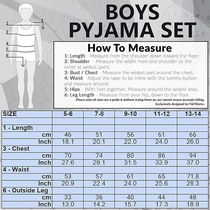 Get Trend Pyjamas for Boys Teens Short Football PJs Set Breathable Nightwear Loungewear - Image 6
