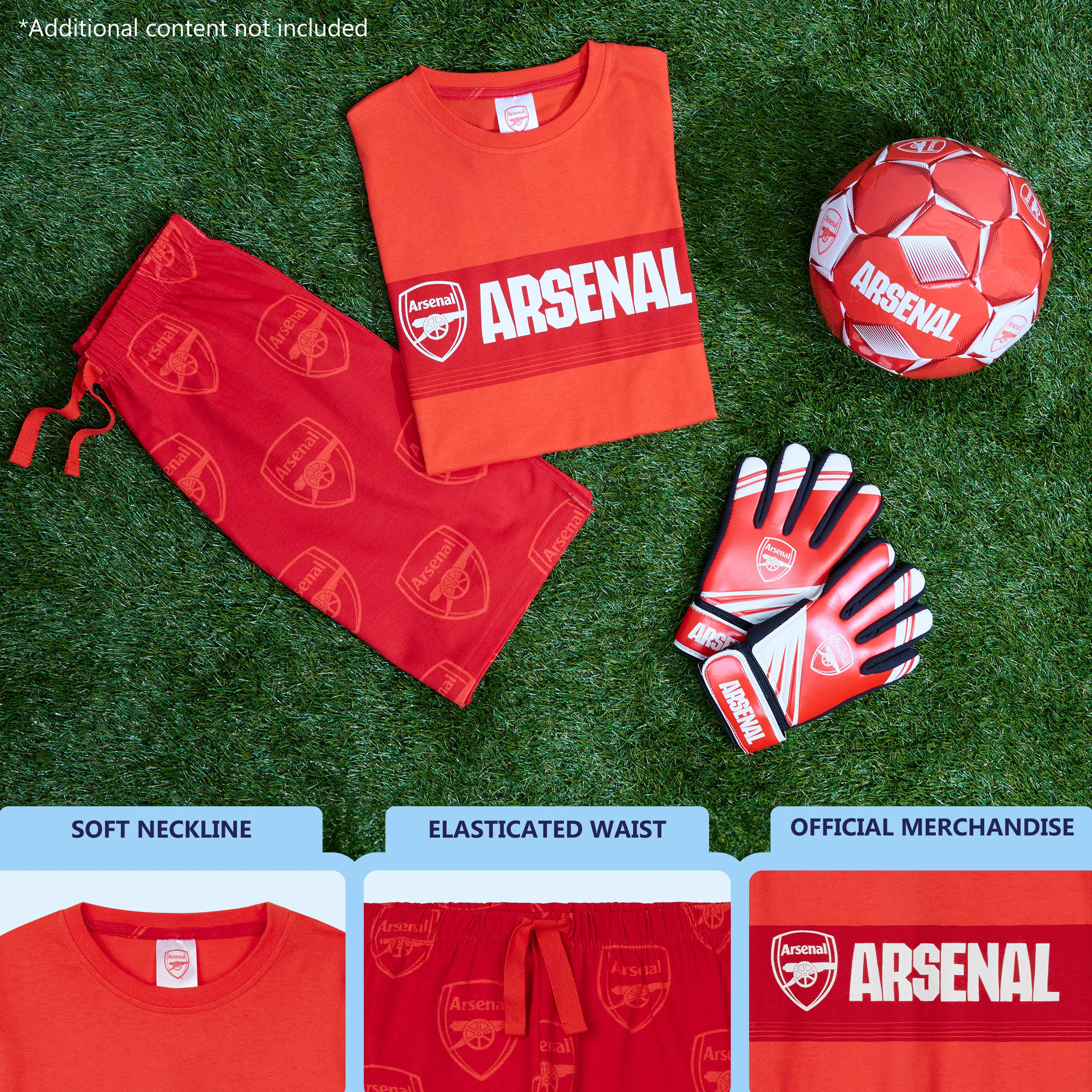 Get Trend Pyjamas for Boys Teens Short Football PJs Set Breathable Nightwear Loungewear - Image 5