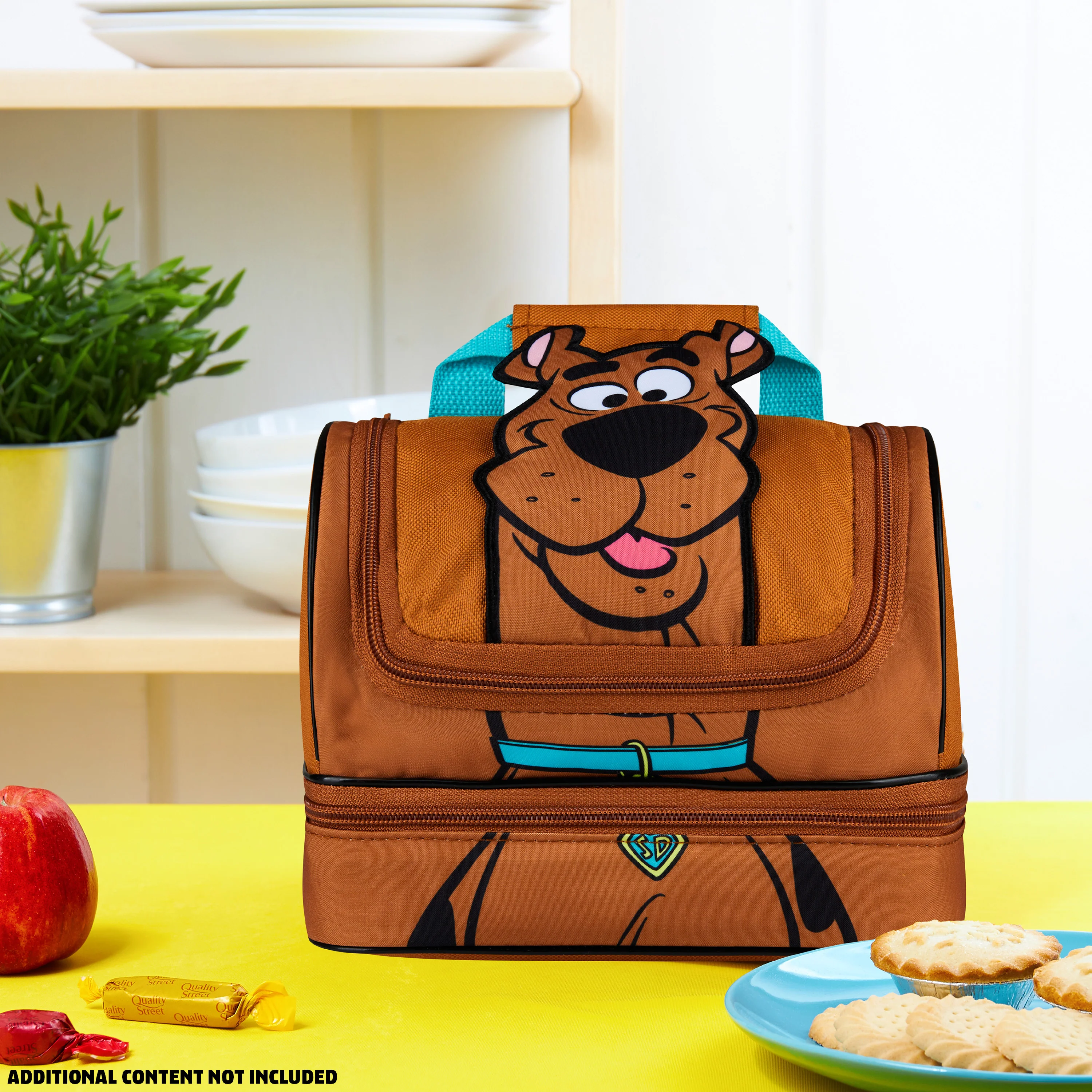 Get Trend Scooby Doo Lunch Bag for Kids Insulated Lunch Box with Compartments Double Decker Snacks Food Carrier for School Travel Picnic Cooler Bag (Brown Scooby Doo) - Image 6