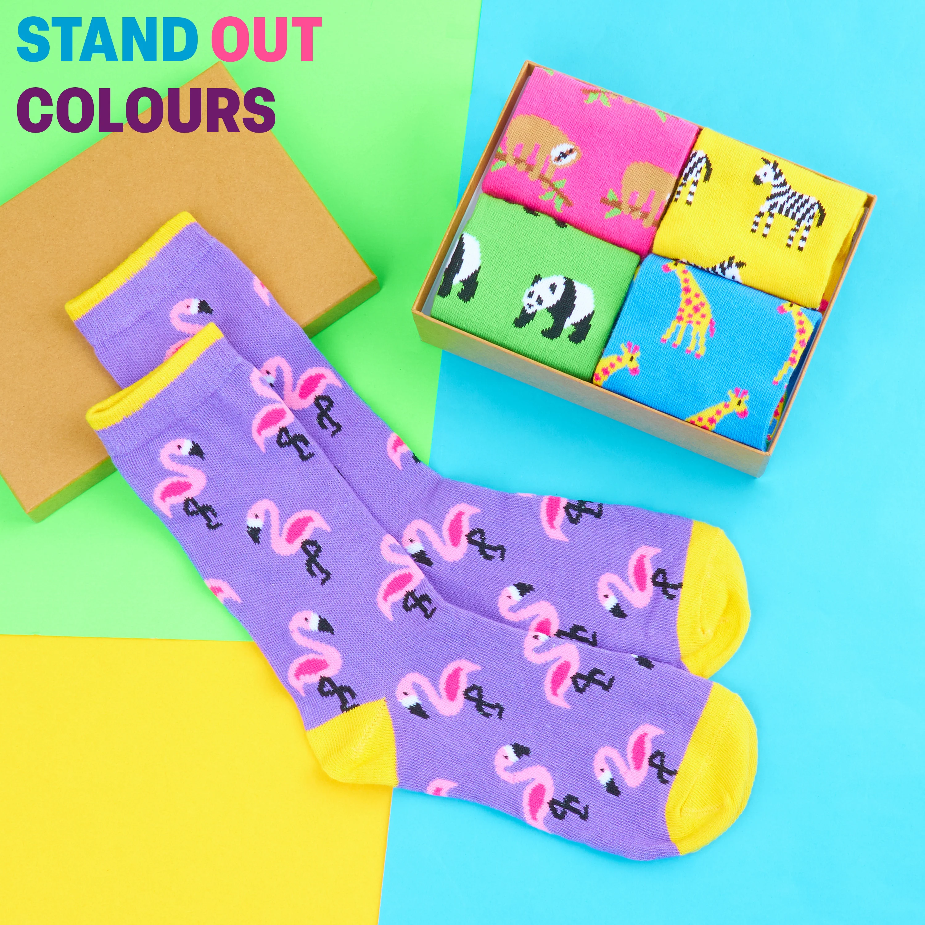 Get Trend Socks for Women & Teens UK Size 4-7, Pack of 5 or 6 Casual Ladies Sock - Image 2