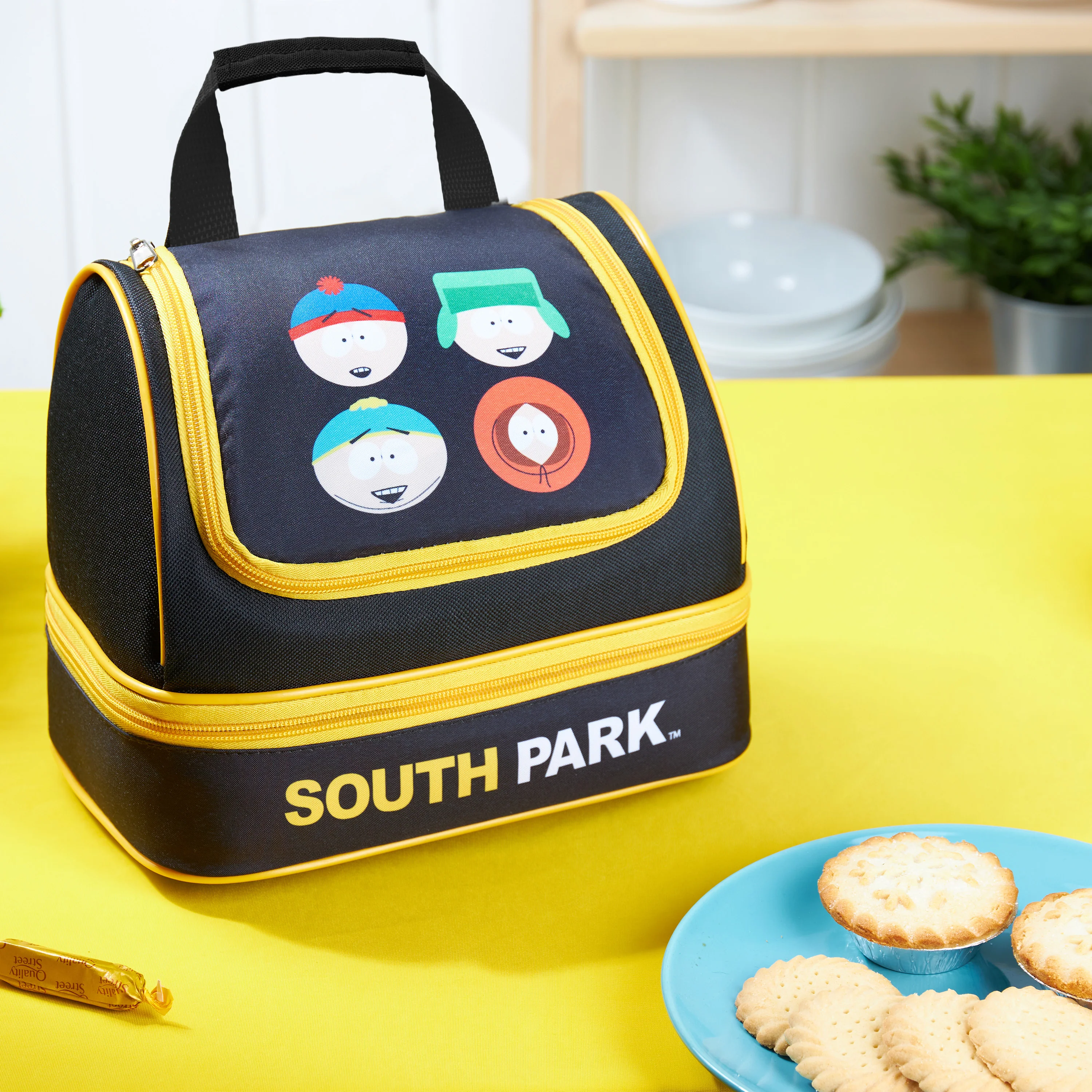 Get Trend South Park Lunch Bag for Teens Adults Stan Kenny Insulated Lunch Box Compartments Double Decker Snacks Food Carrier Work Travel Picnic Cooler Bag (Black South Park) - Image 6