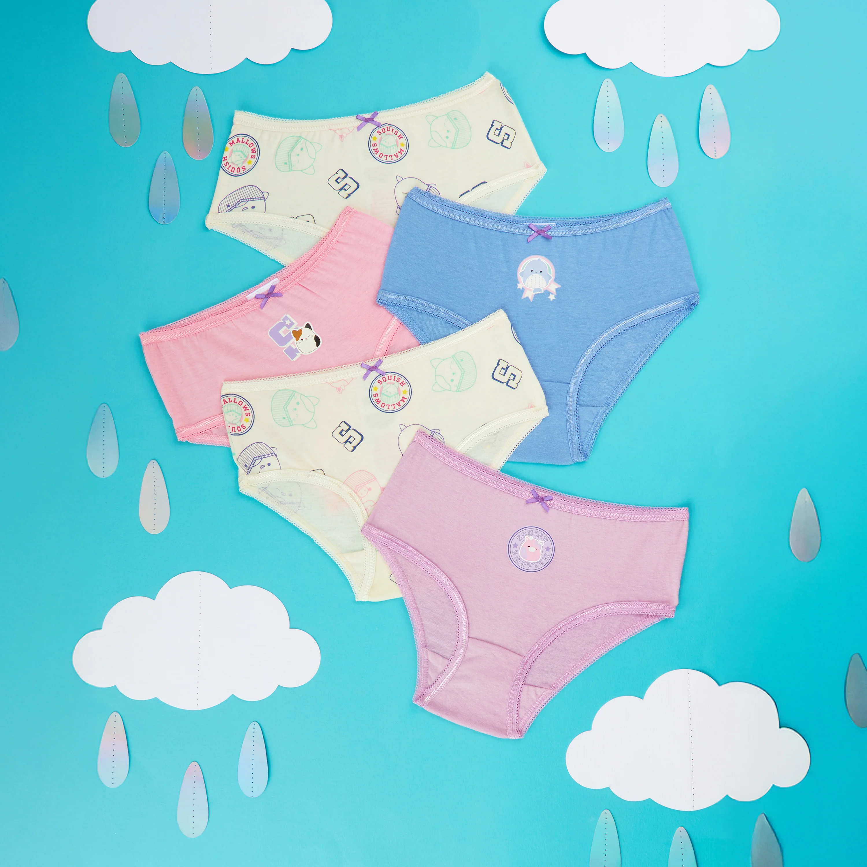 Get Trend Squishmallows Knickers Girls Breathable PantiesMultipack - Image 5