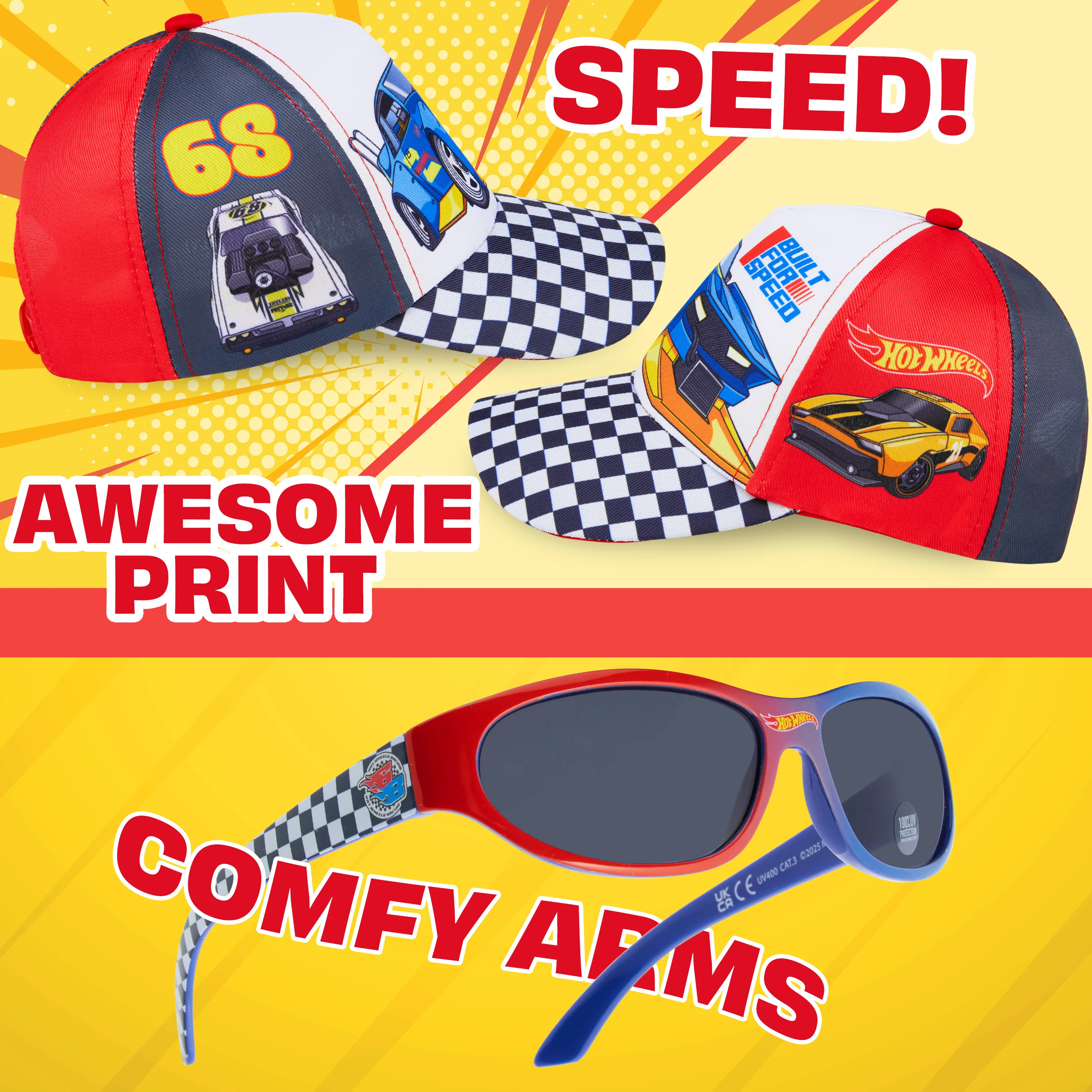 Get Trend Sunglasses Baseball Cap Set for Kids Breathable Adjustable Summer Hat - Image 4