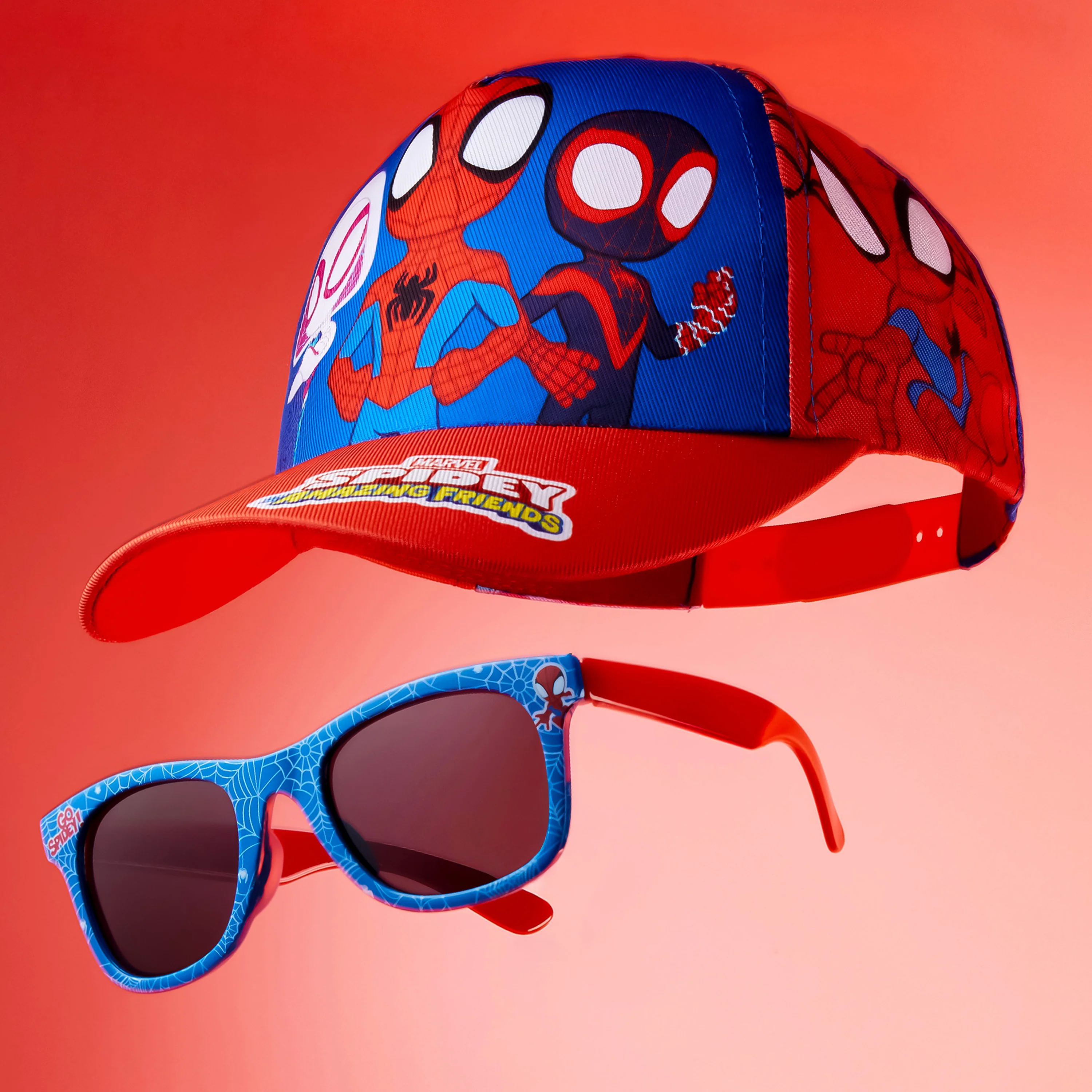Get Trend Sunglasses Baseball Cap Set for Kids Breathable Adjustable Summer Hat - Image 5