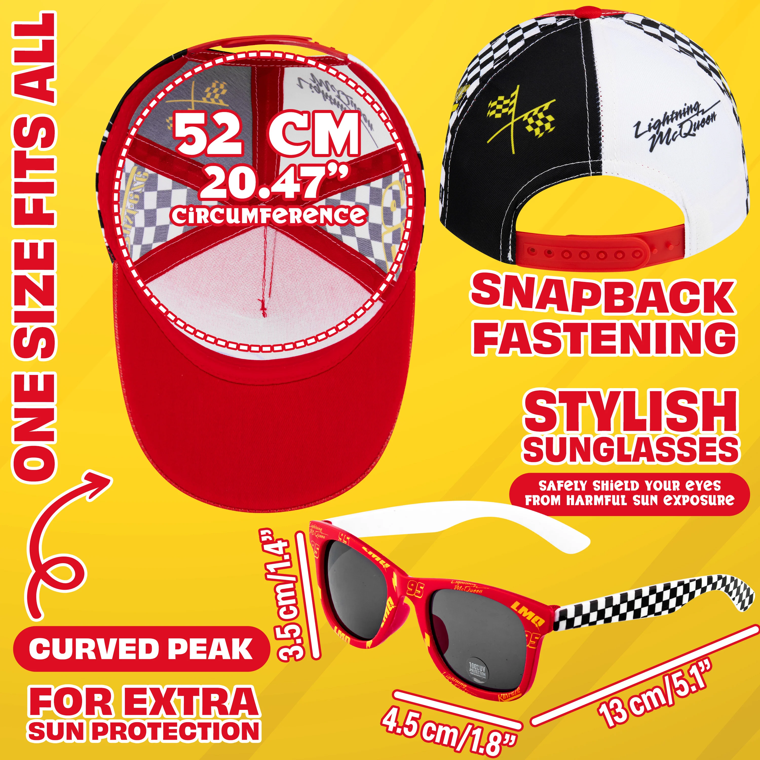 Get Trend Sunglasses Baseball Cap Set for Kids Breathable Adjustable Summer Hat - Image 6
