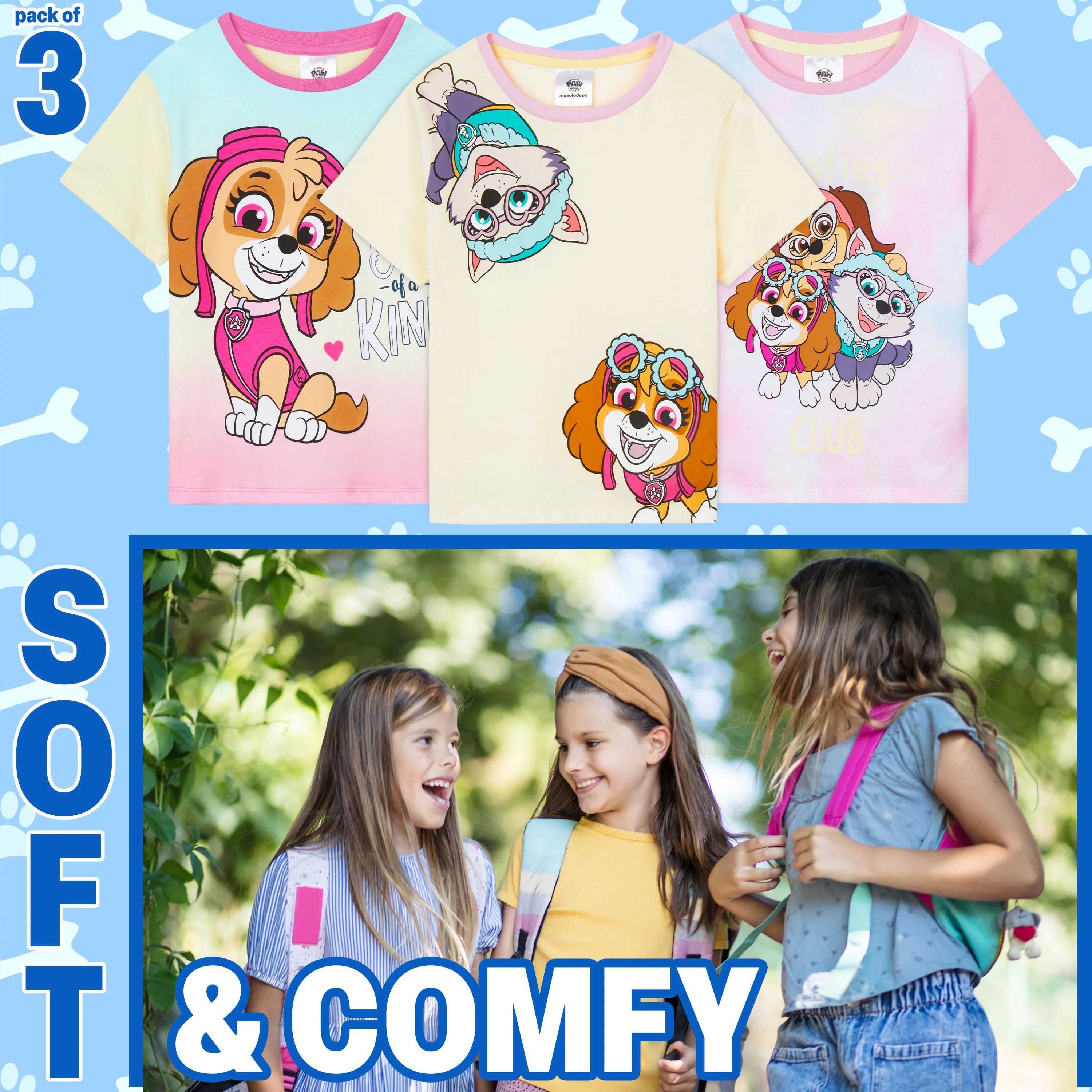 Get Trend T Shirts Pack of 3 Tops Clothes Tees - Image 3