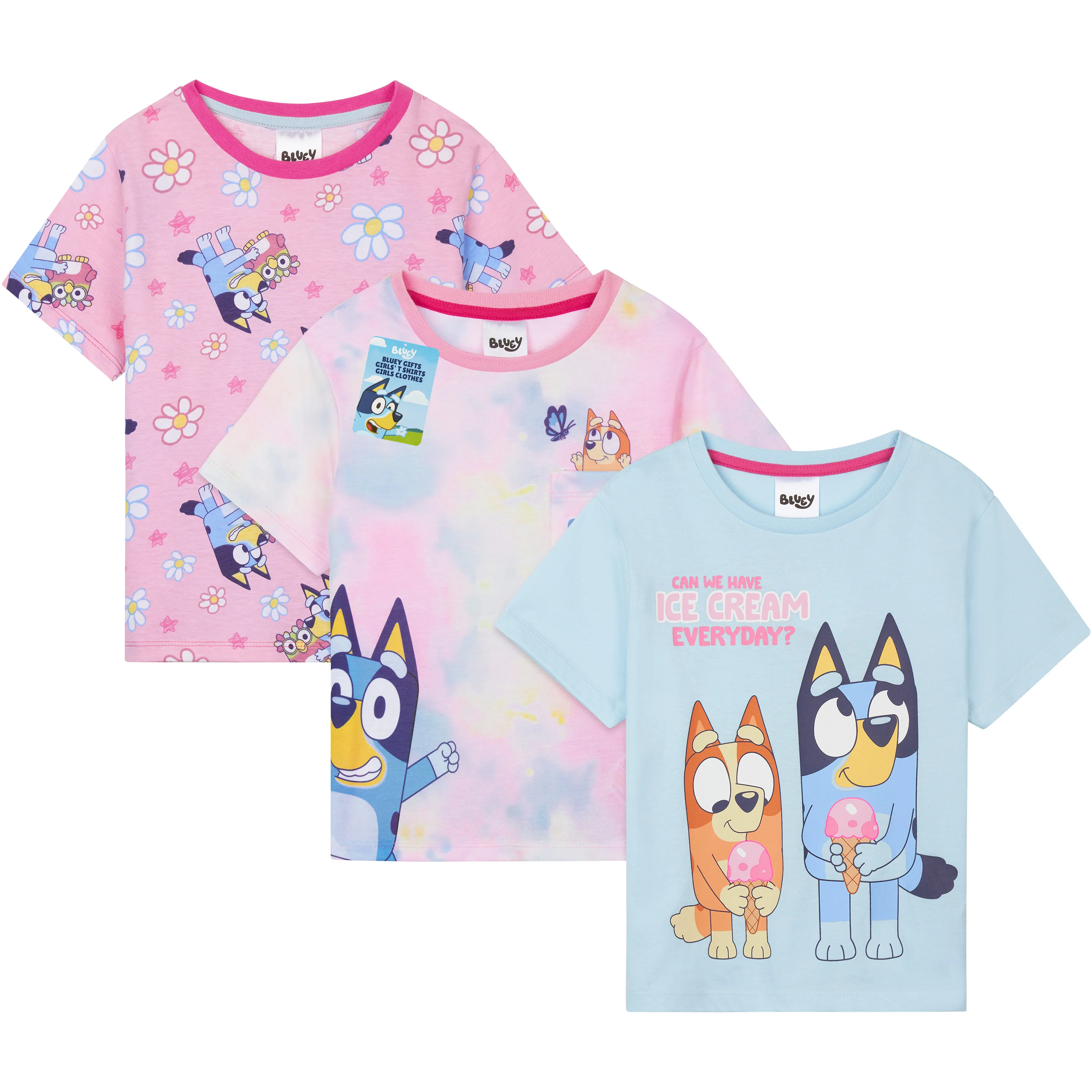 Get Trend T Shirts Pack of 3 Tops Clothes Tees