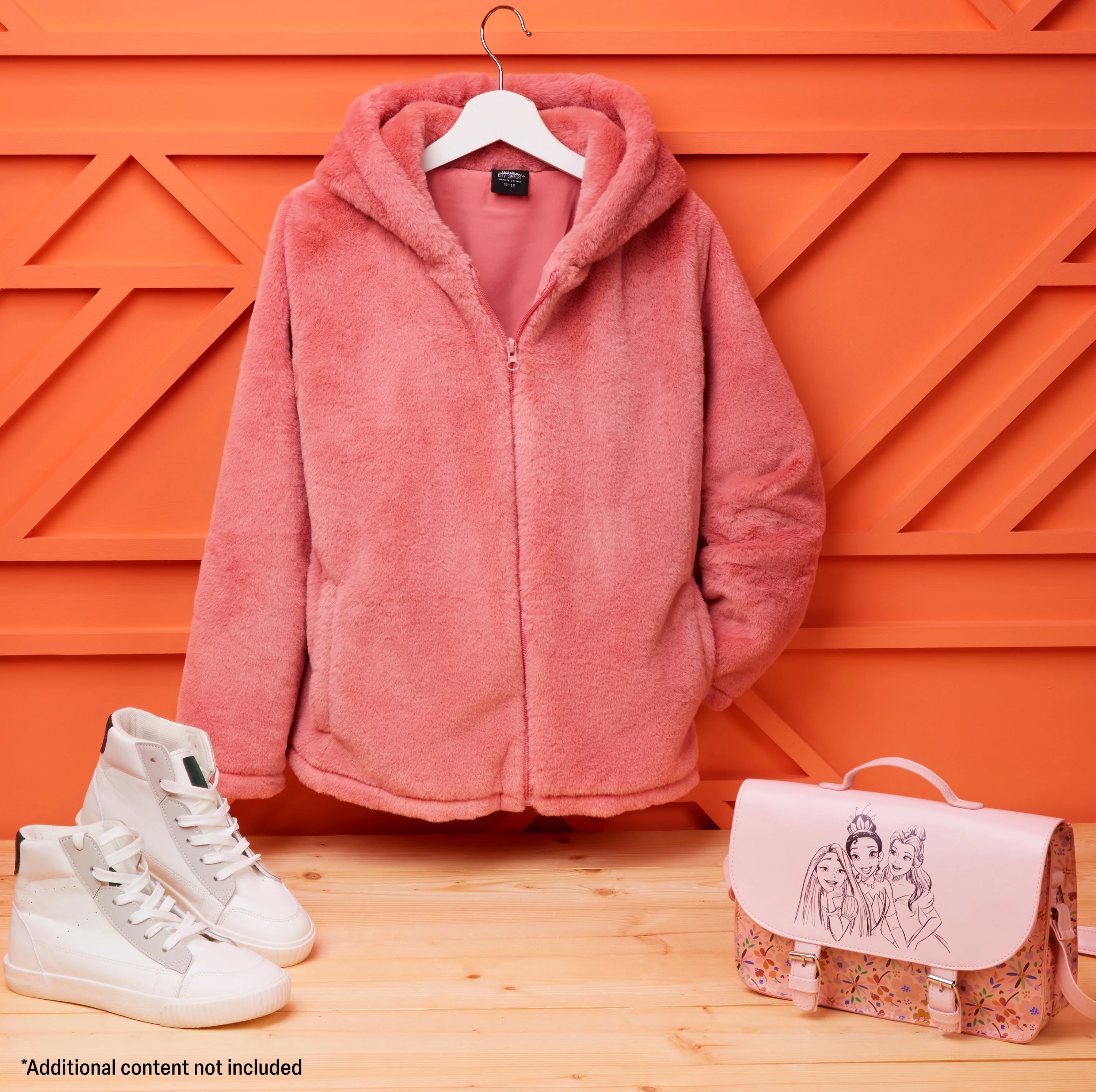 Girls Coat - Fluffy Hooded Zip Up Coat for Kids and Teenagers - Image 17