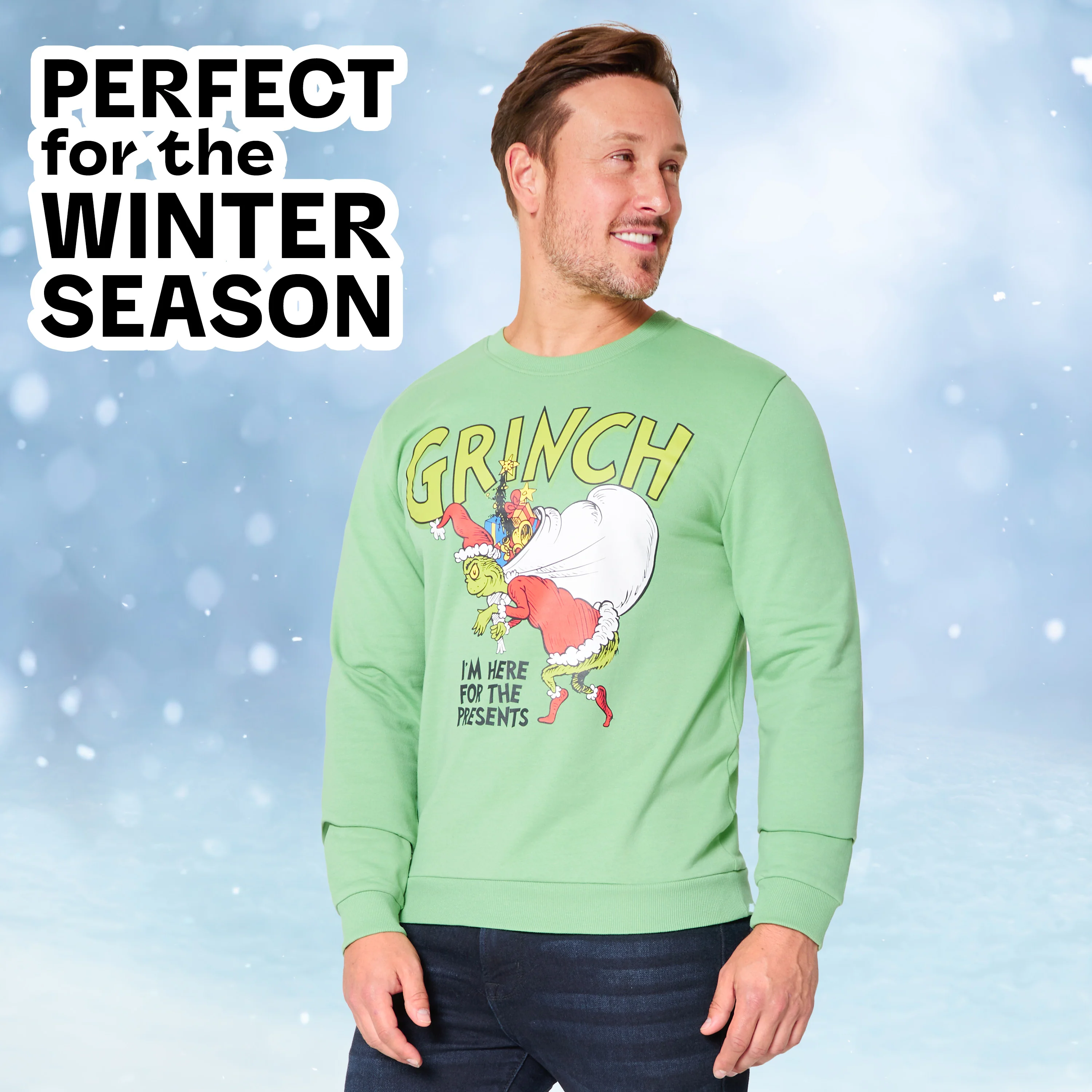 Grinch The Christmas Jumper for Men & Teenagers - Image 5
