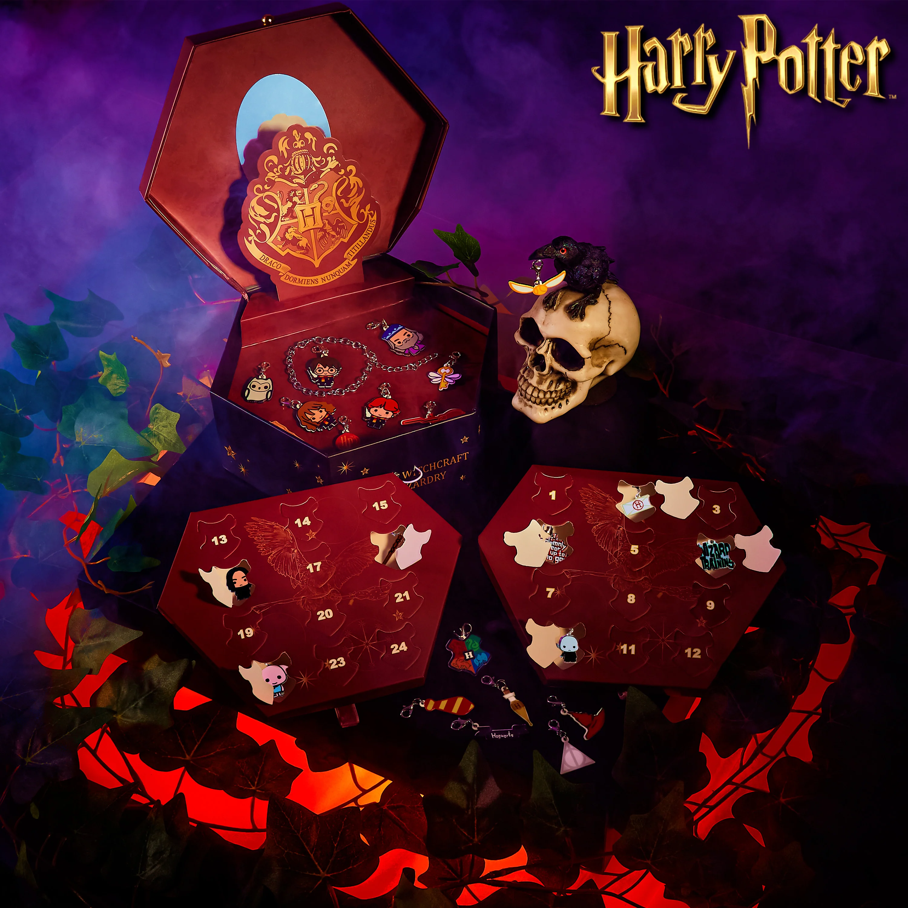 Harry Potter Advent Calendar 2025, Girls Jewellery Christmas Countdown Calendar (Jewellery Box) - Image 2