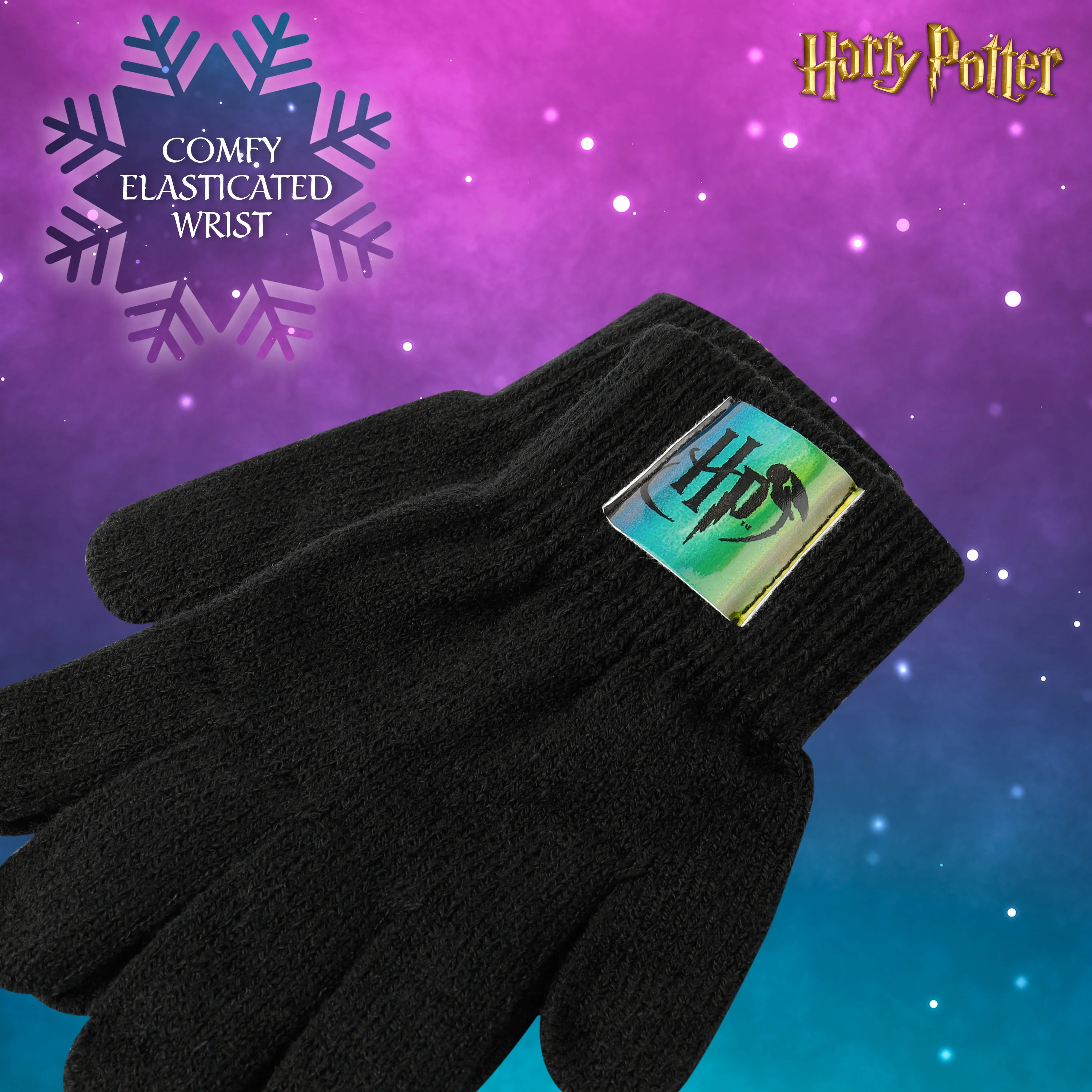 Harry Potter Beanie Hat Scarf and Gloves Set Kids, Gifts for Girls - Image 6