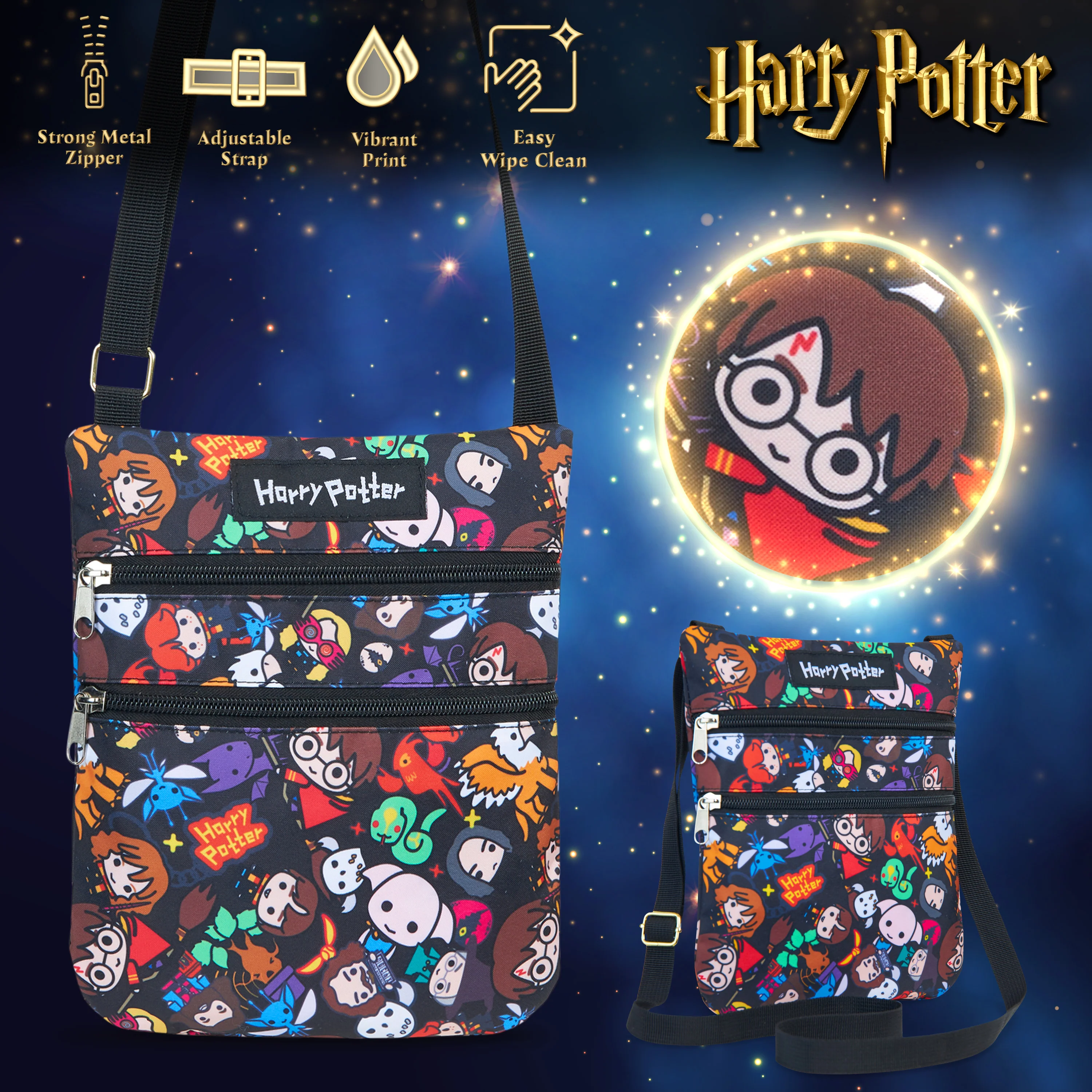 Harry Potter Cross Body Bag for Girls, Gifts for Girls - Image 4