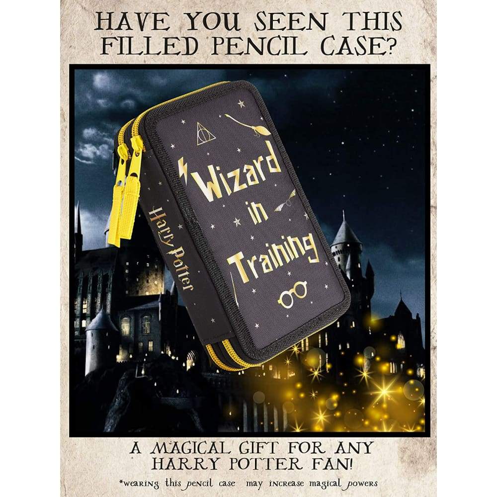 Harry Potter Double Filled Pencil Case, Secret Light Pen for Girls Boys Teens - Image 4