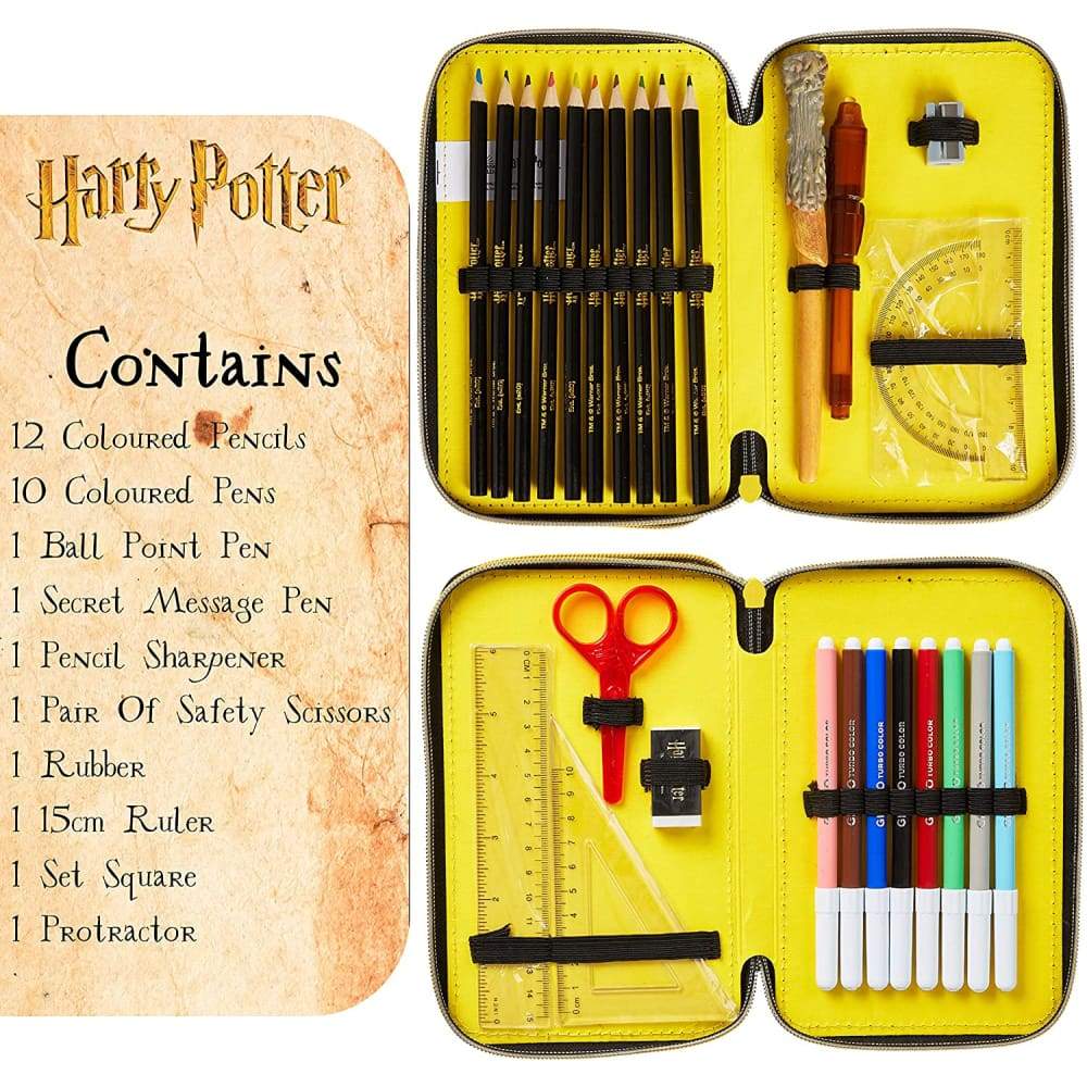 Harry Potter Double Filled Pencil Case, Secret Light Pen for Girls Boys Teens - Image 7