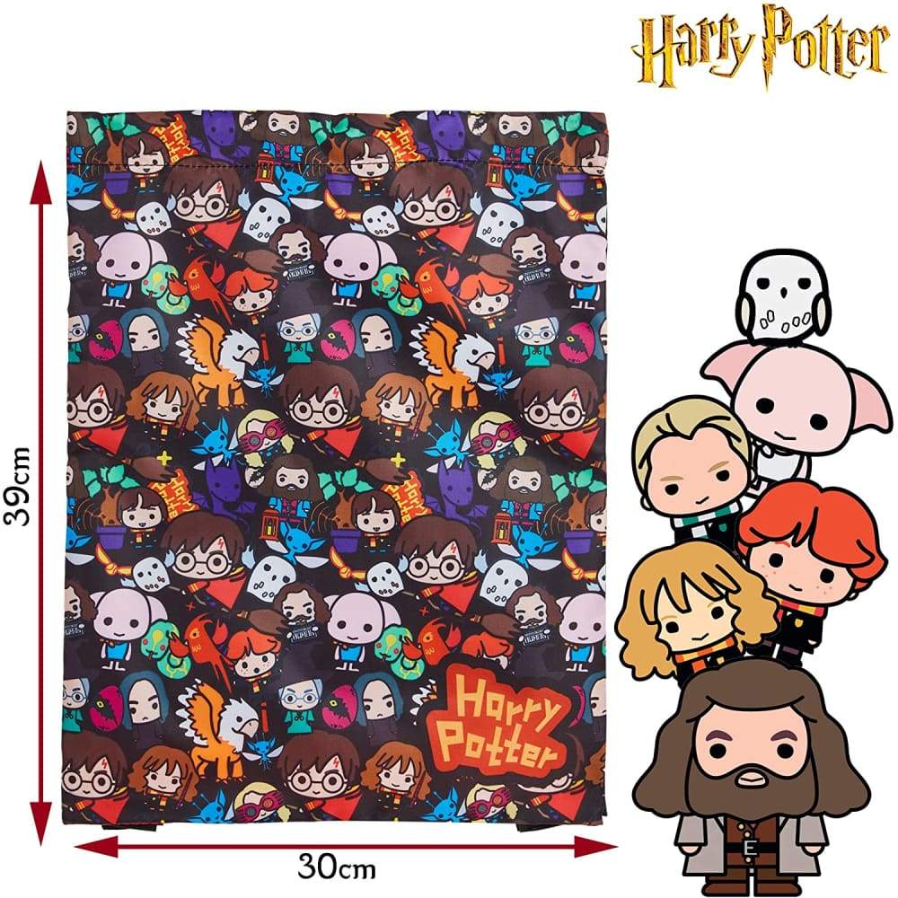 Harry Potter Drawstring Bags, Gift Idea For Kids And Teens School Or Travel Bag For Boys Or Girls - Image 3