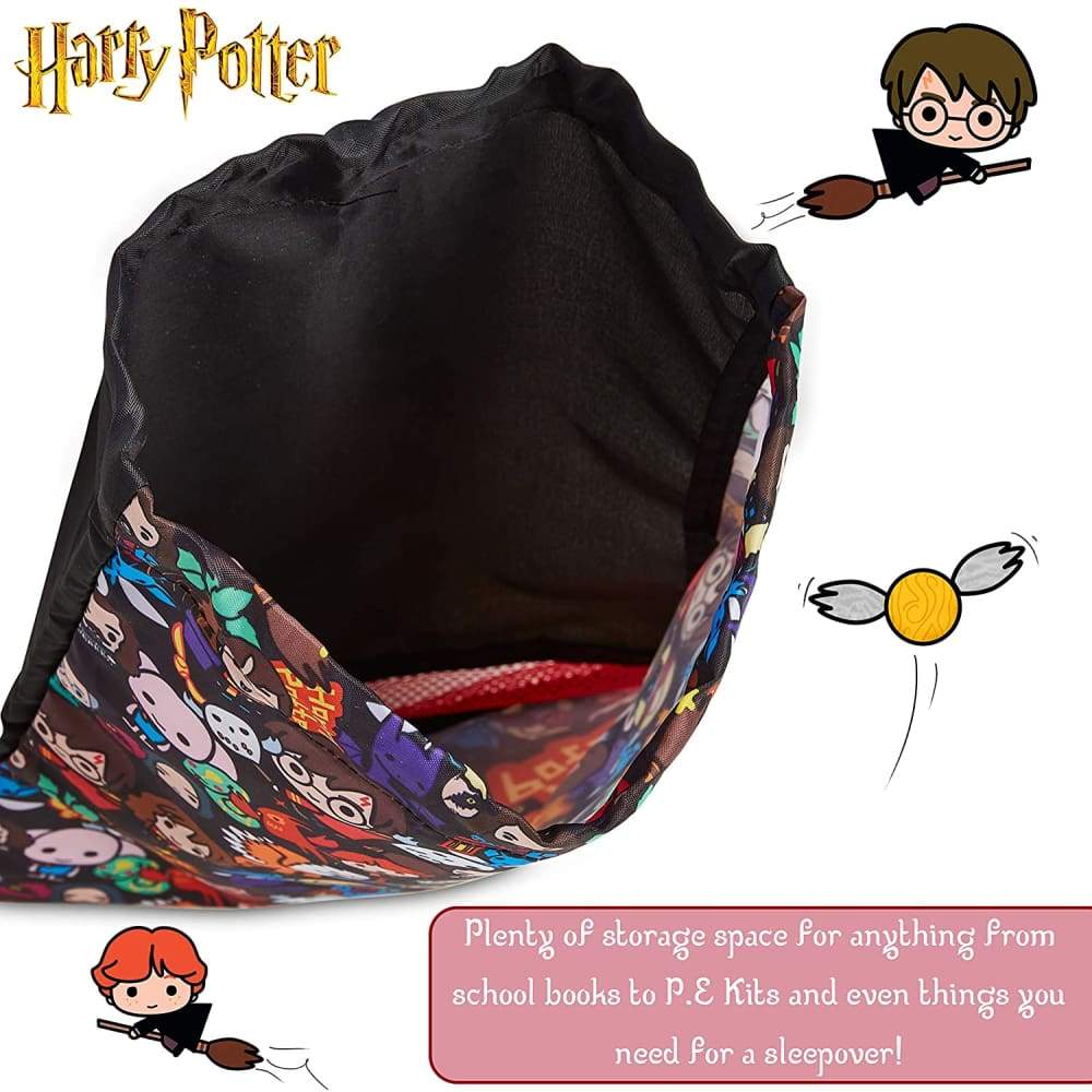 Harry Potter Drawstring Bags, Gift Idea For Kids And Teens School Or Travel Bag For Boys Or Girls - Image 4