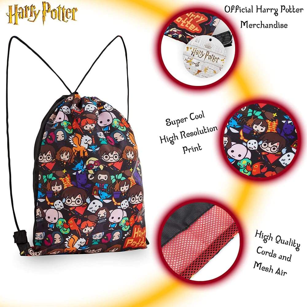 Harry Potter Drawstring Bags, Gift Idea For Kids And Teens School Or Travel Bag For Boys Or Girls - Image 6