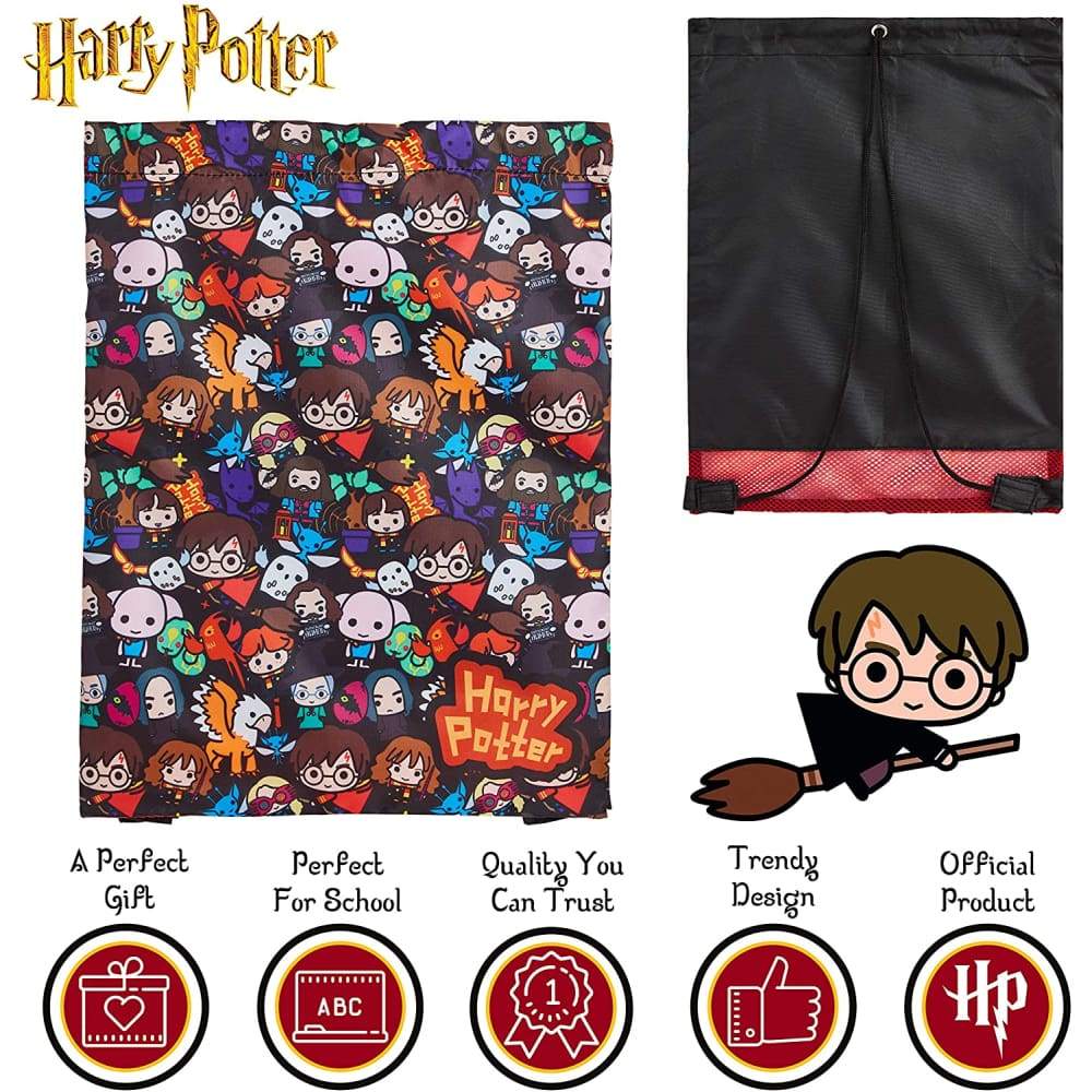 Harry Potter Drawstring Bags, Gift Idea For Kids And Teens School Or Travel Bag For Boys Or Girls - Image 7