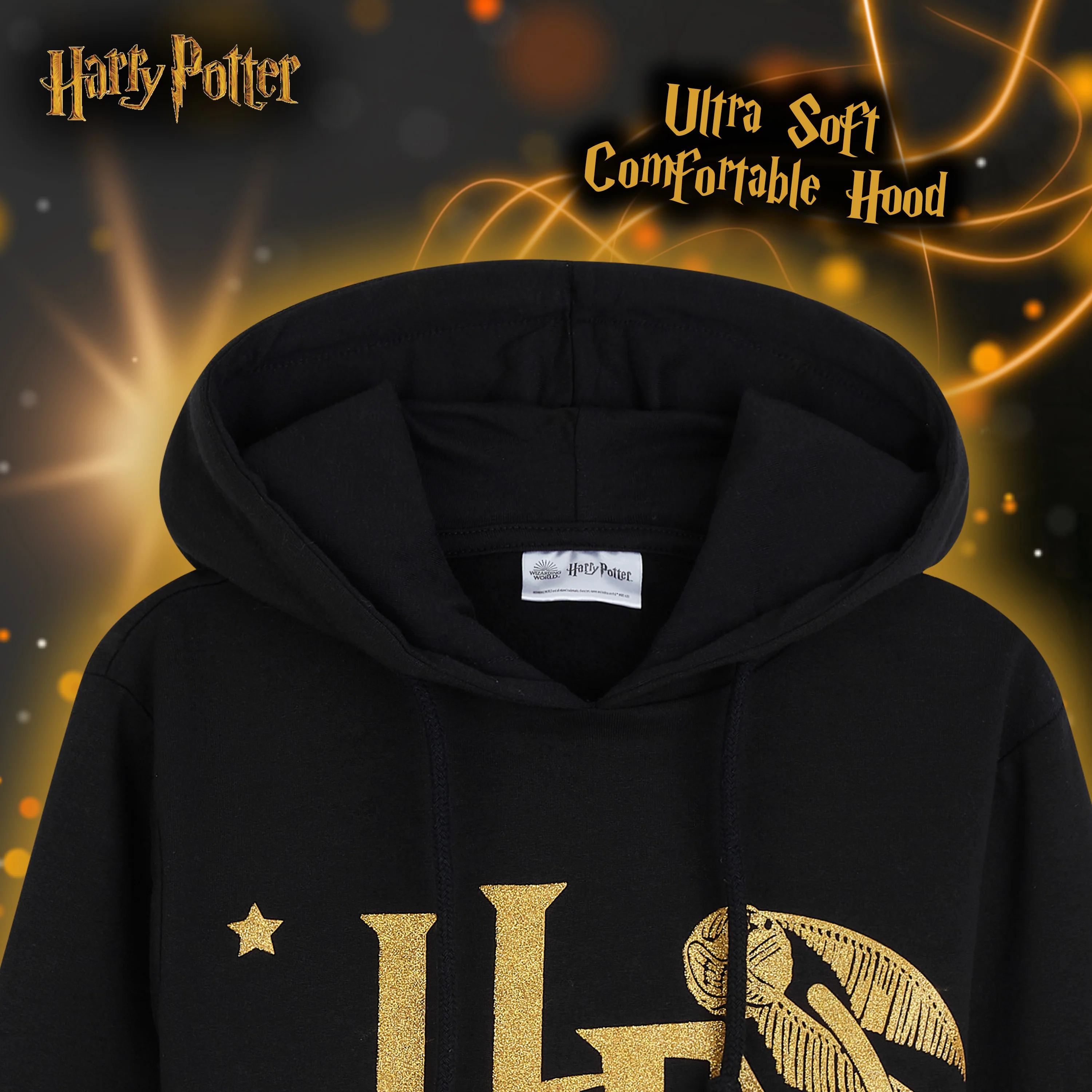 Harry Potter Girls Hoodie, Soft Cosy Hogwarts Hooded Sweatshirt - Gifts for Girls - Image 4